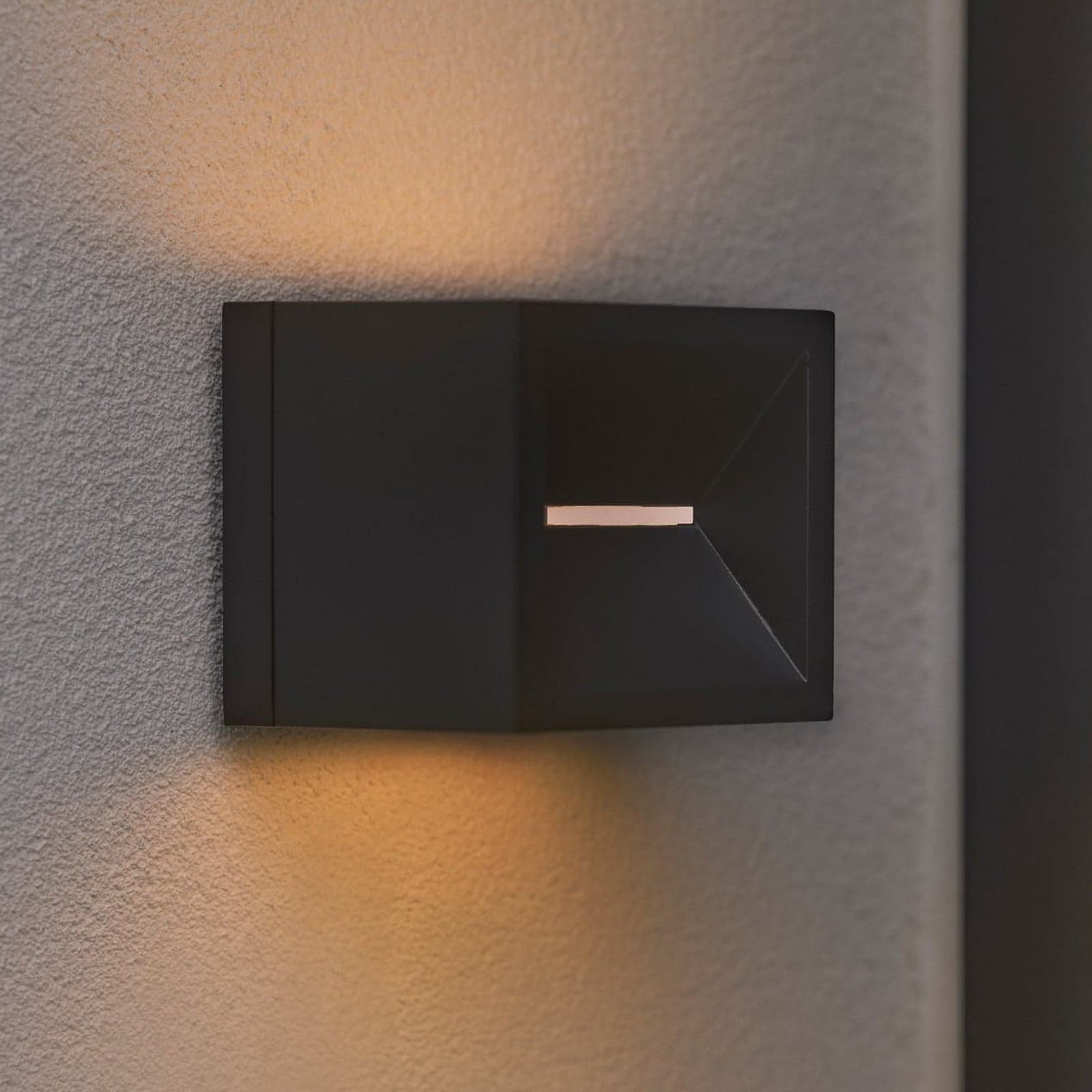Rivo utendørs vegglampe, IP54, svart – Nordlux - Moderne - Metall - Med flere lyskilder