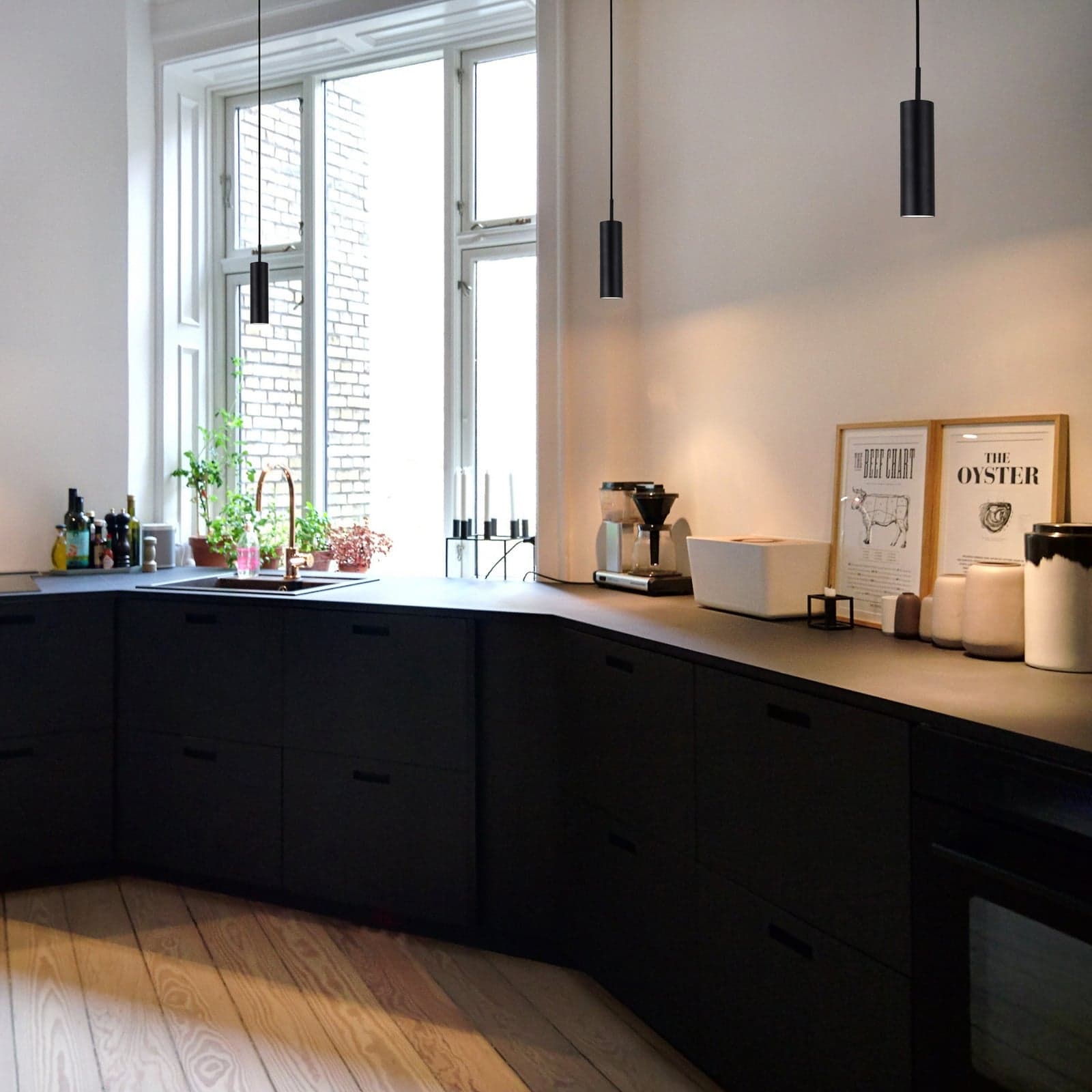 MIB 6 Pendel Black - DFTP DFTP by Nordlux - Stue - Moderne - Metall - Med en lyskilde