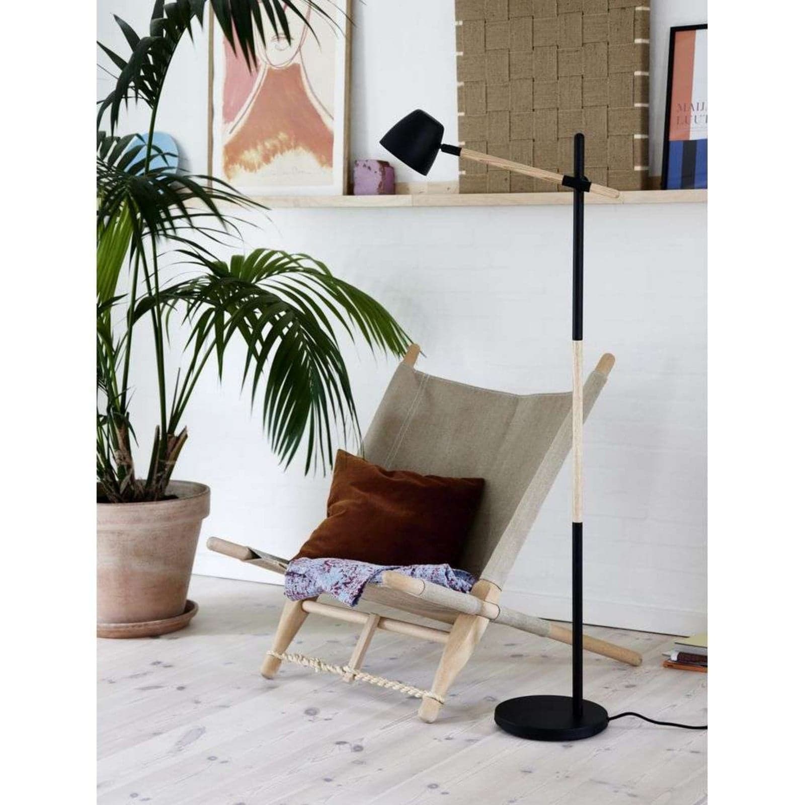 Theo Gulvlampe Black - Nordlux - Stue - Metall