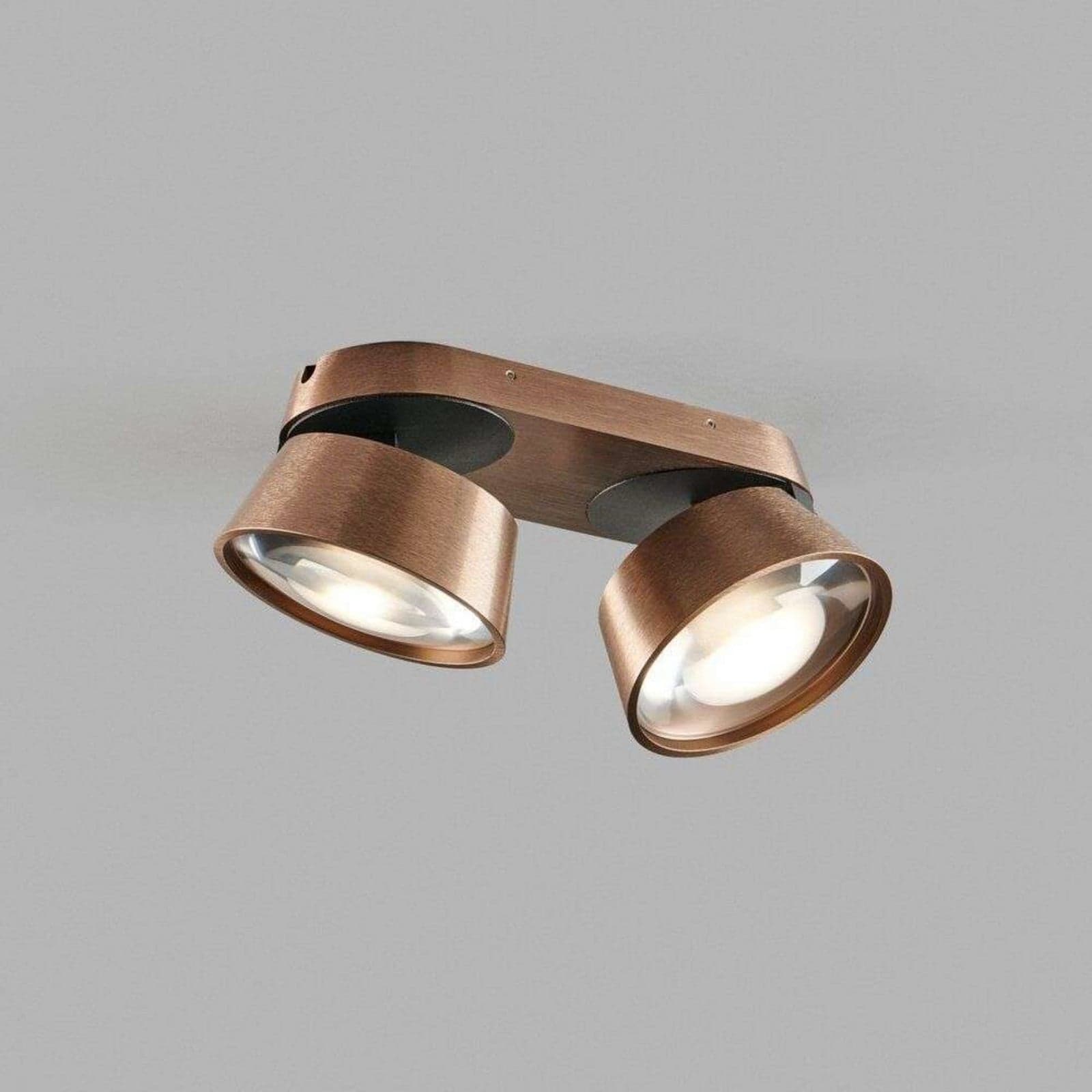 Vantage 2 LED-spot, rosa, 2 lyskilder, justerbar - Light-Point - Stue - Aluminium