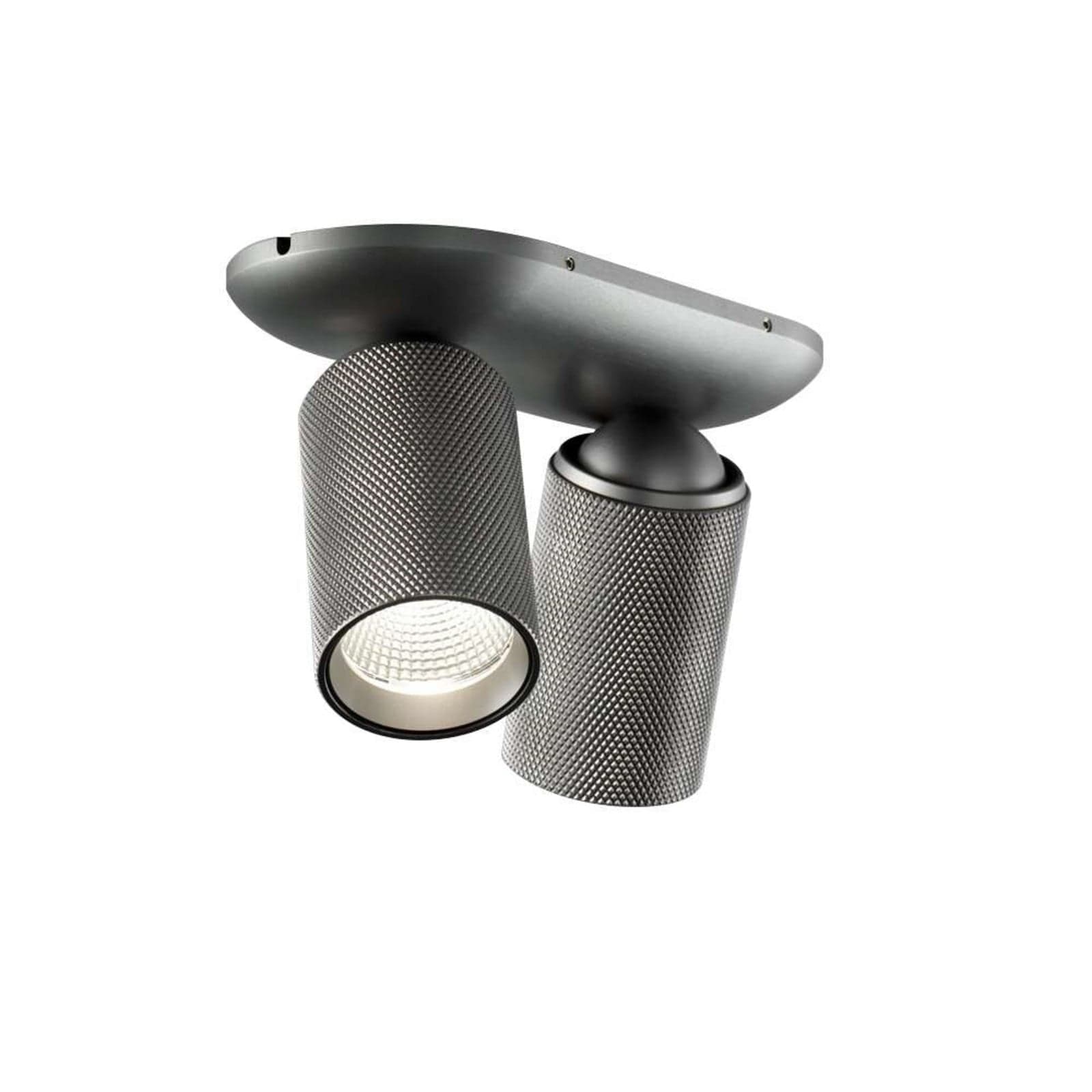 Raw 2 Taklampe 3000K Titanium - LIGHT-POINT - Stue - Aluminium