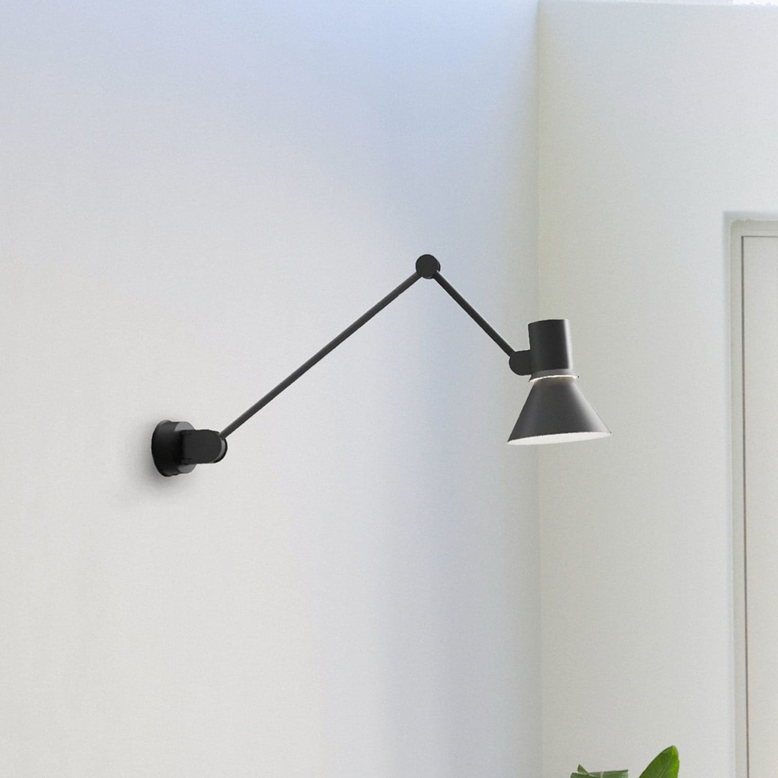 Type 80™ W3 Vegglampe HW Matt Black - Anglepoise Type 80 W3 - Stue - Design - Metall - Med en lyskilde