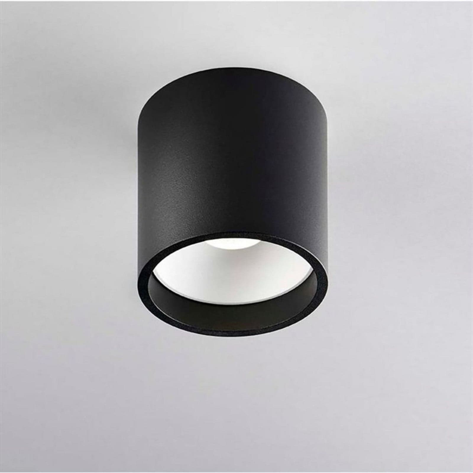 Solo 1 Round taklampe, svart/hvit, Ø 8 cm - LIGHT-POINT - Kjøkken - Aluminium