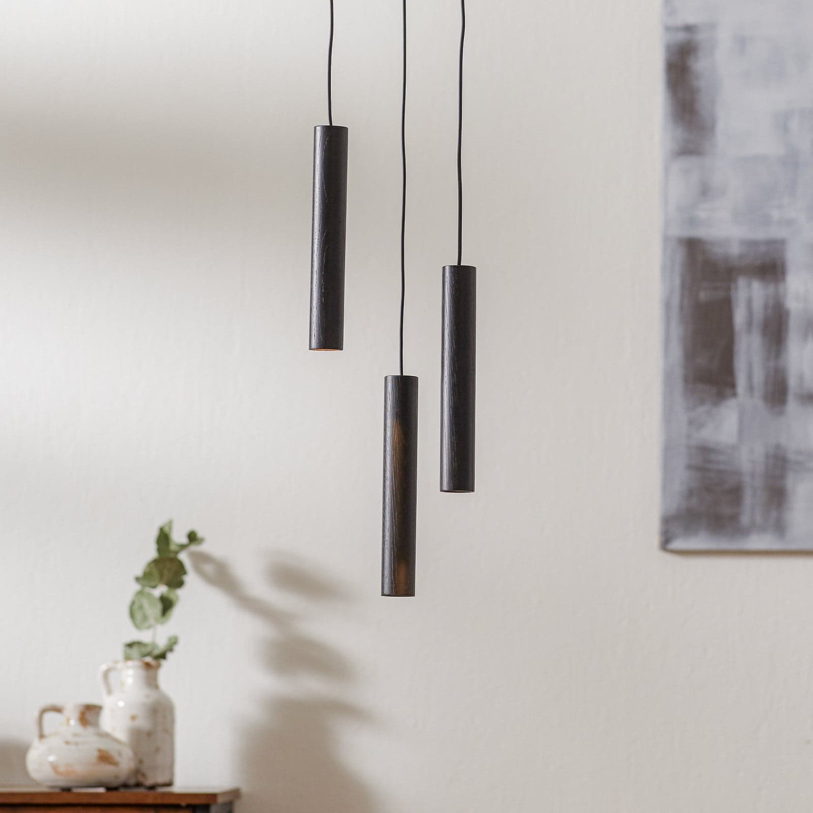 Chimes Cluster 3 pendellampe, svart – UMAGE - Stue - Design - Tre - Retningsbestemt