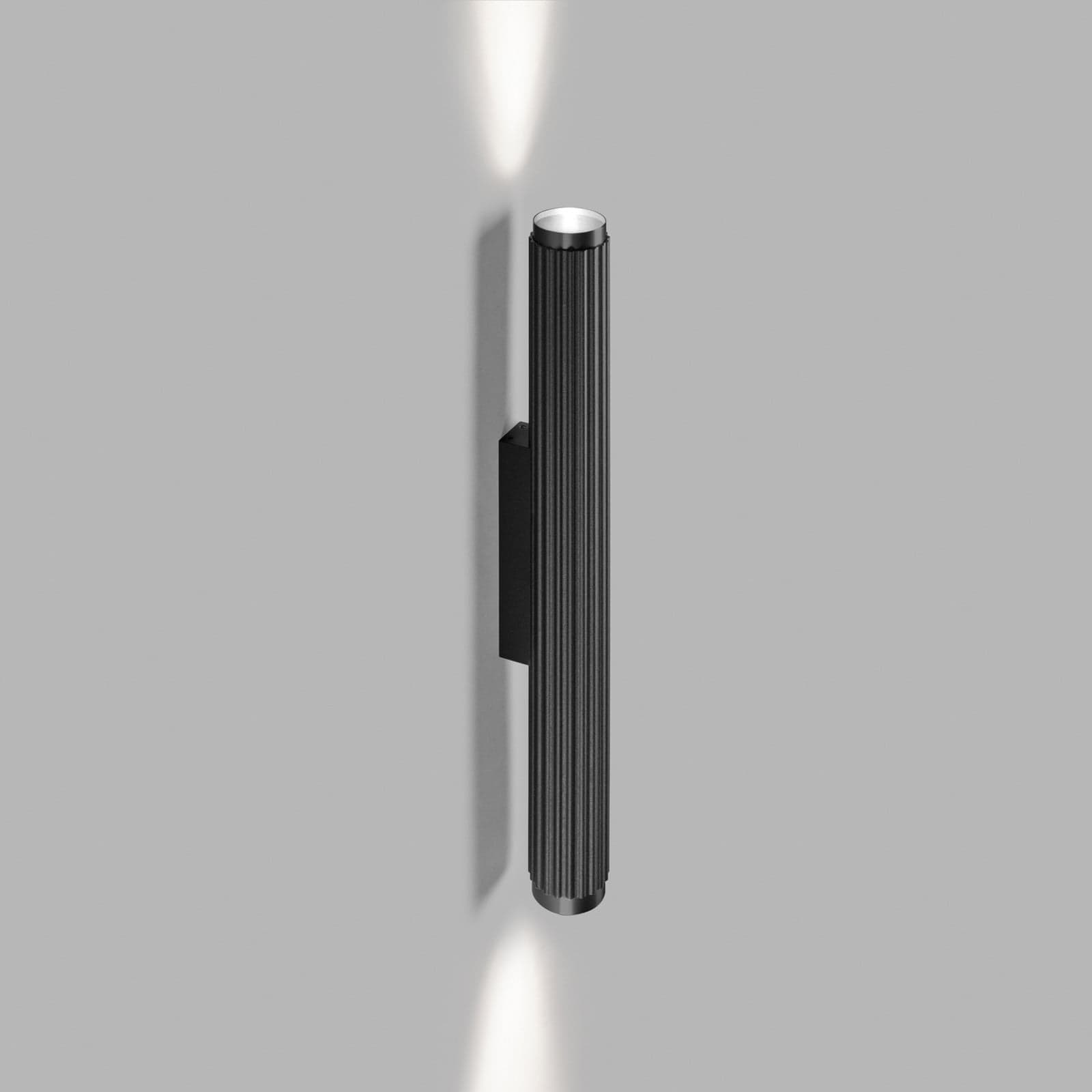 Velvet W1 Switch Tune LED-vegglampe, svart – LIGHT-POINT - Stue - Moderne - Aluminium - Med en lyskilde