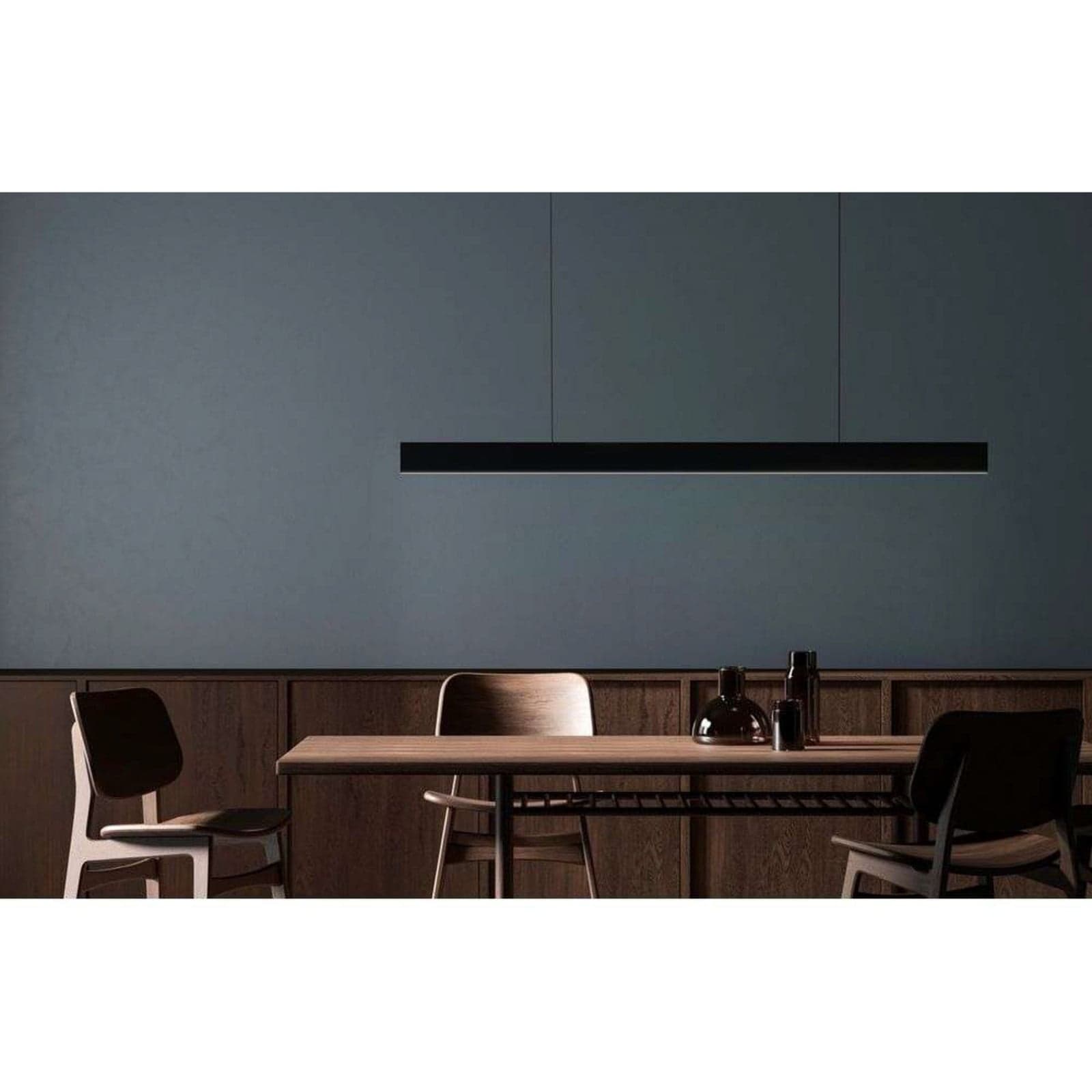 Supreme 150 LED Pendel Down Svart - Antidark - Stue - Aluminium