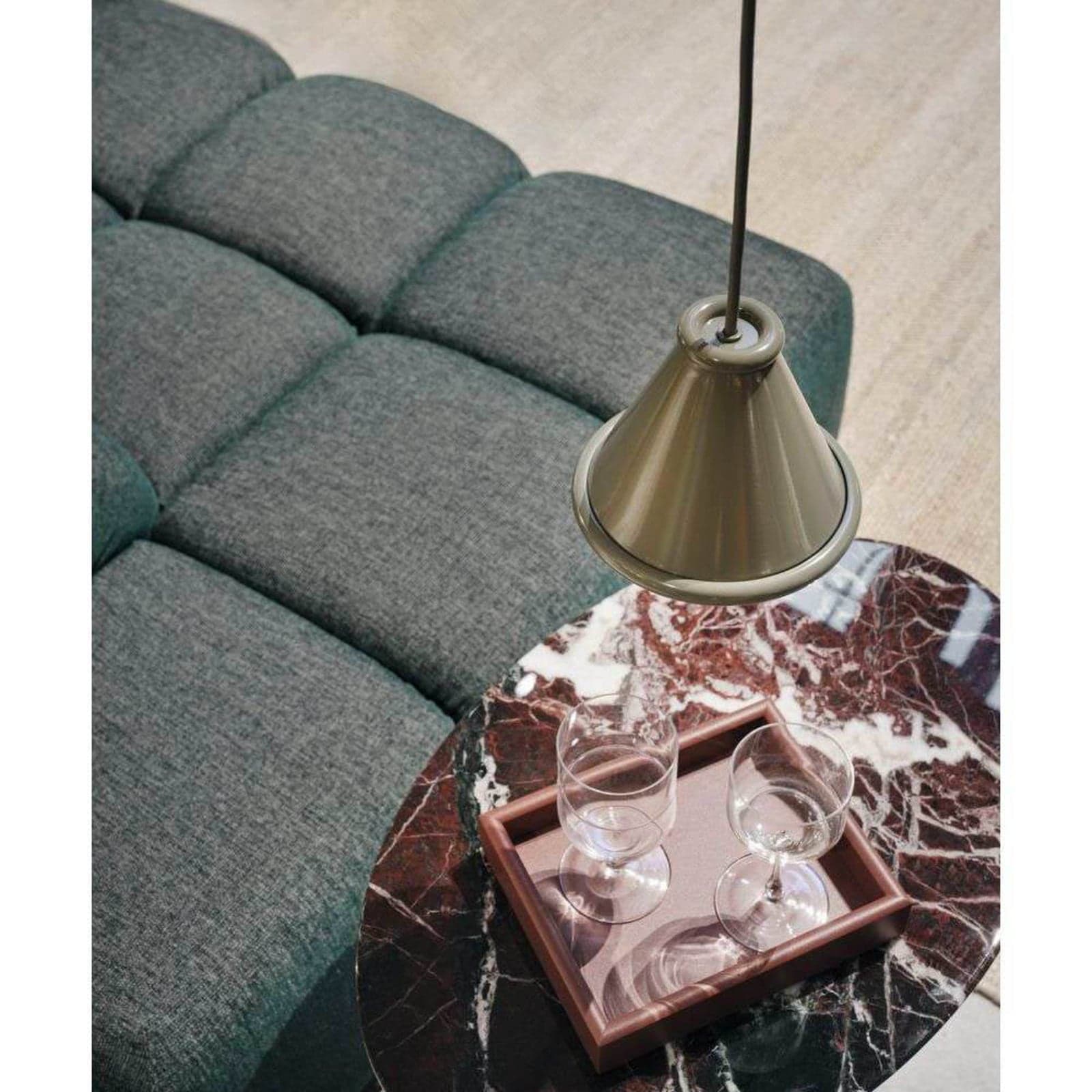 Belle Pendel Ø15 Moss Grey - Belid - Spisestue - Metall