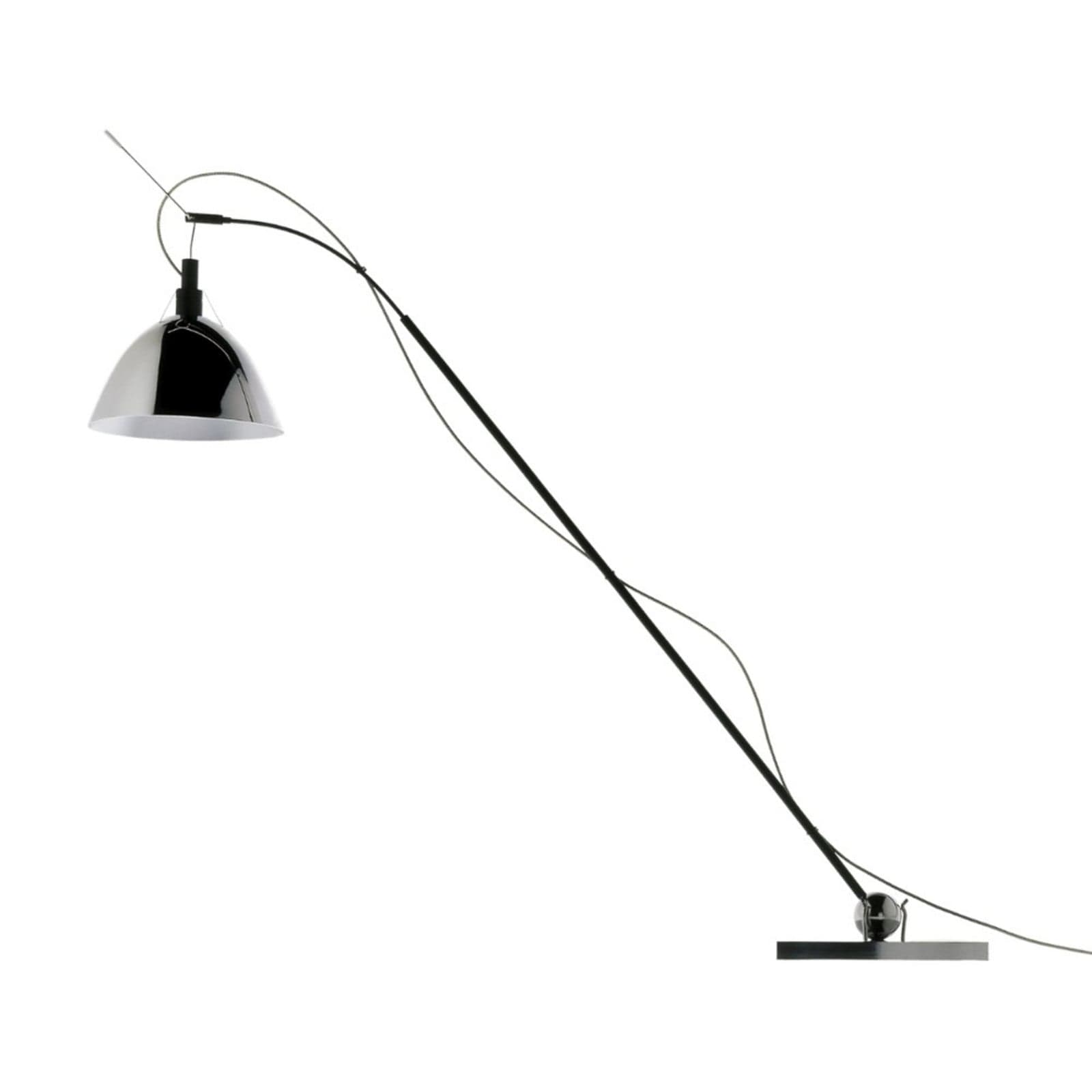 Max. Kugler LED Gulvlampe Chrome - Ingo Maurer - Stue - Aluminium