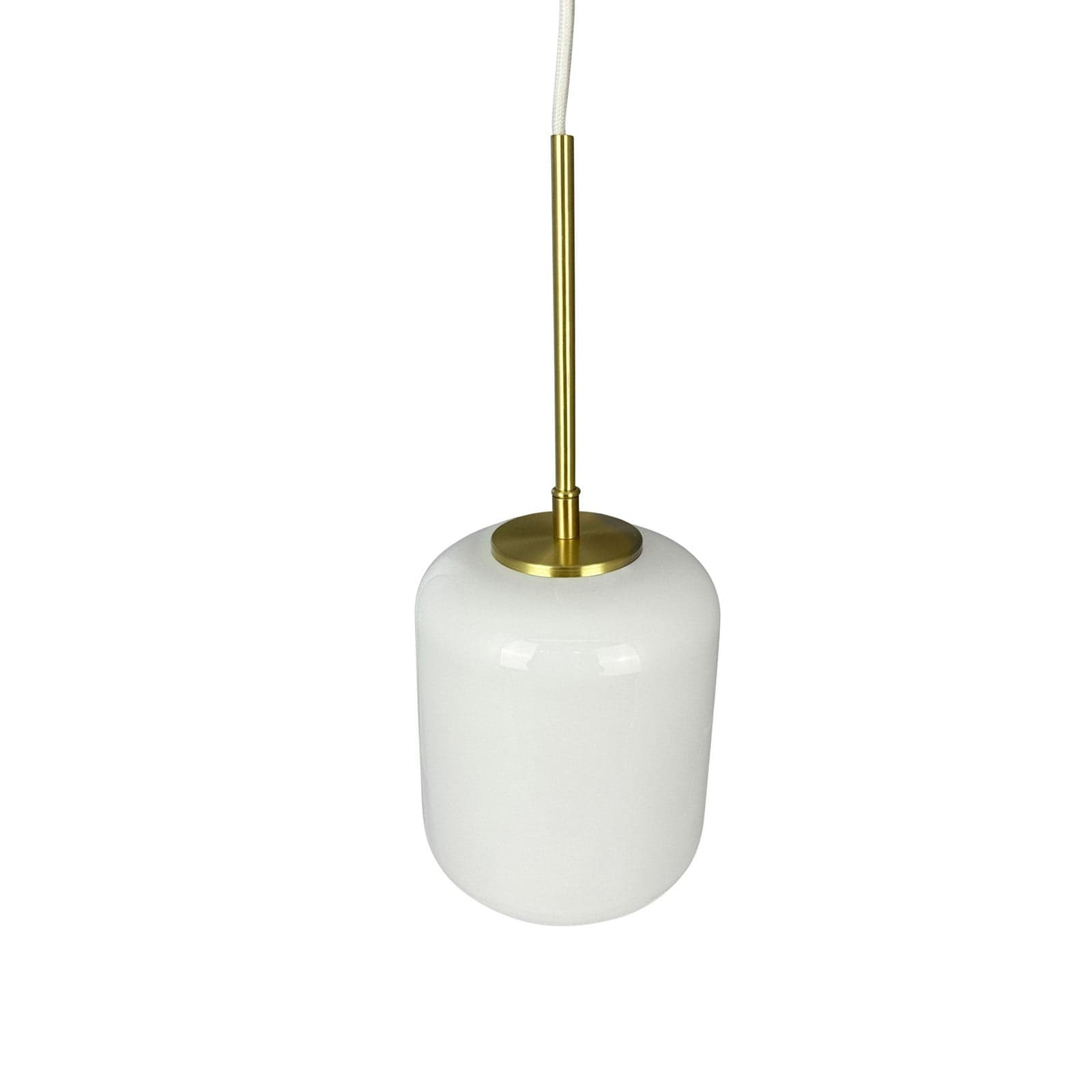 Silvia 15 pendellampe Opal/Messing - Dyberg Larsen - Stue - Design - Glass - Med skjerm