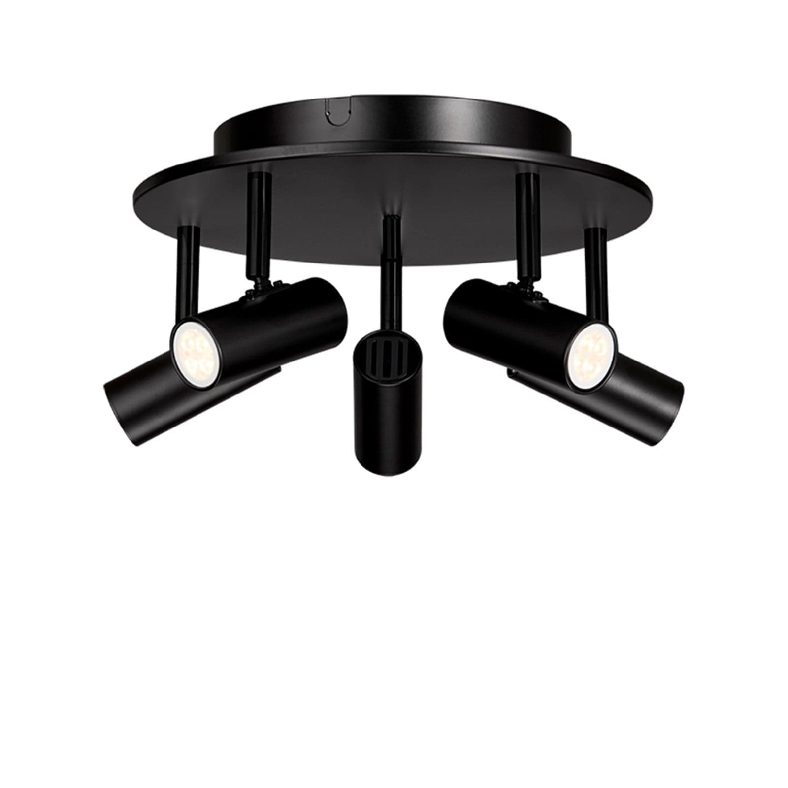 Cato 5-spot Taklampe Matt Svart/Matt Svart - Belid - Stue