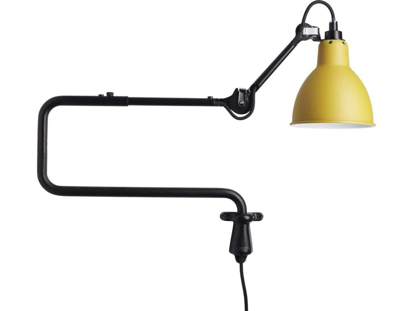 Lampe Gras 303 vegglampe, gul – DCW - Stue - Metall