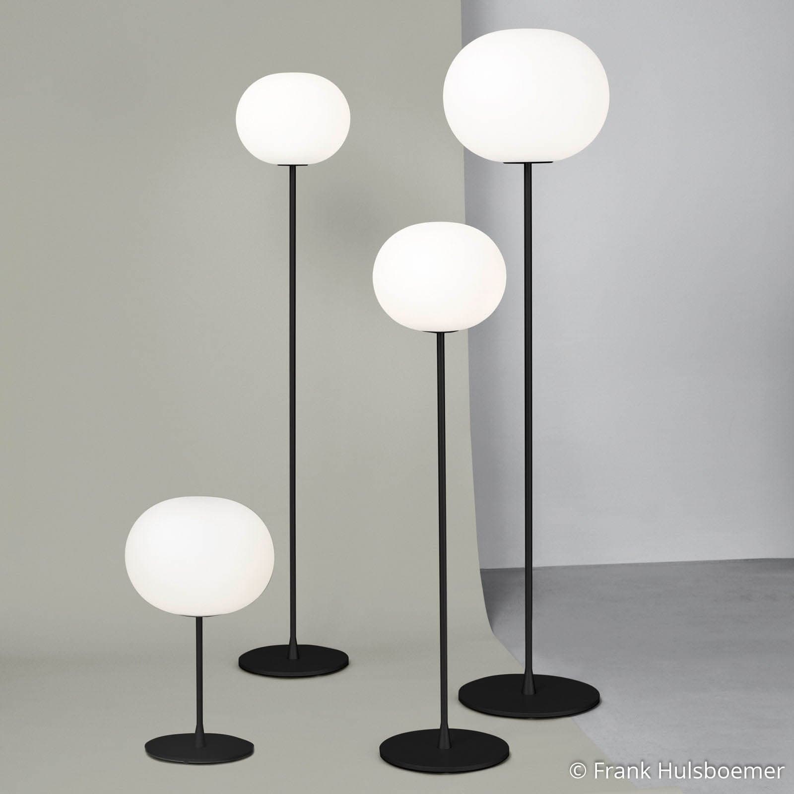 Glo-Ball T1 Bordlampe Matt Black/Opal - Flos - Flos - Stue - Design - Glass - Kule