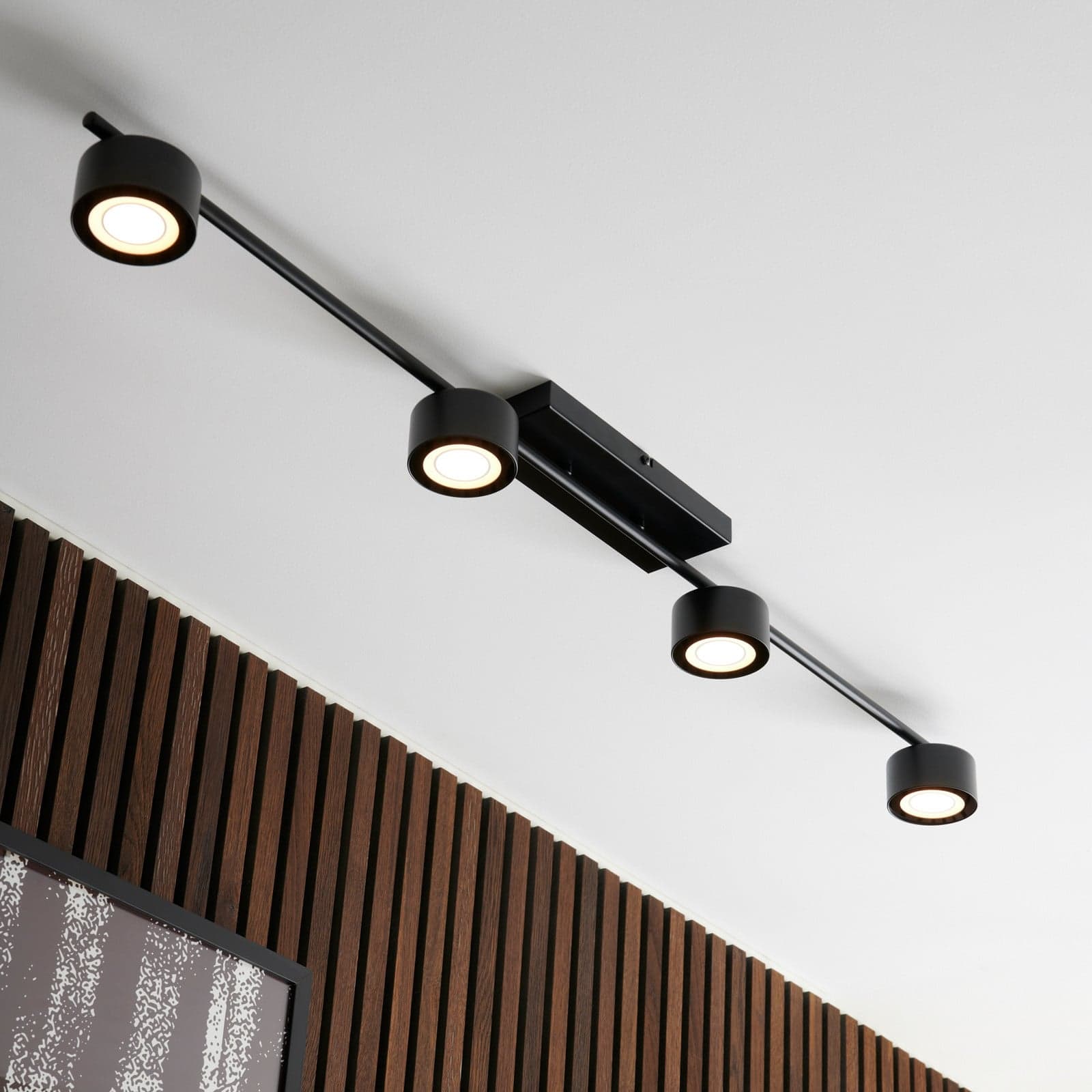 Clyde 4-Rail Taklampe Black - Nordlux - Stue - Moderne - Metall - Med flere lyskilder
