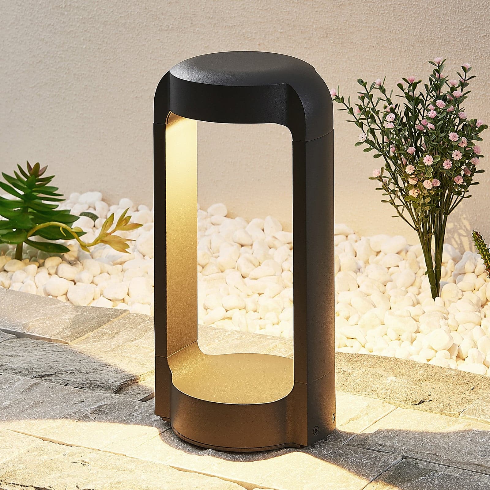 Habsa LED Hage Lampe H30 Anthracite - Lucande - Terrasse - Moderne - Metall - Med en lyskilde