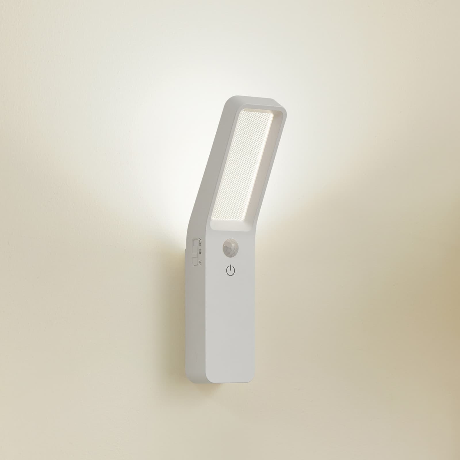 Taska Portable Vegglampe w/Sensor Hvit - Lindby - Stue - Moderne - Plast - Med en lyskilde