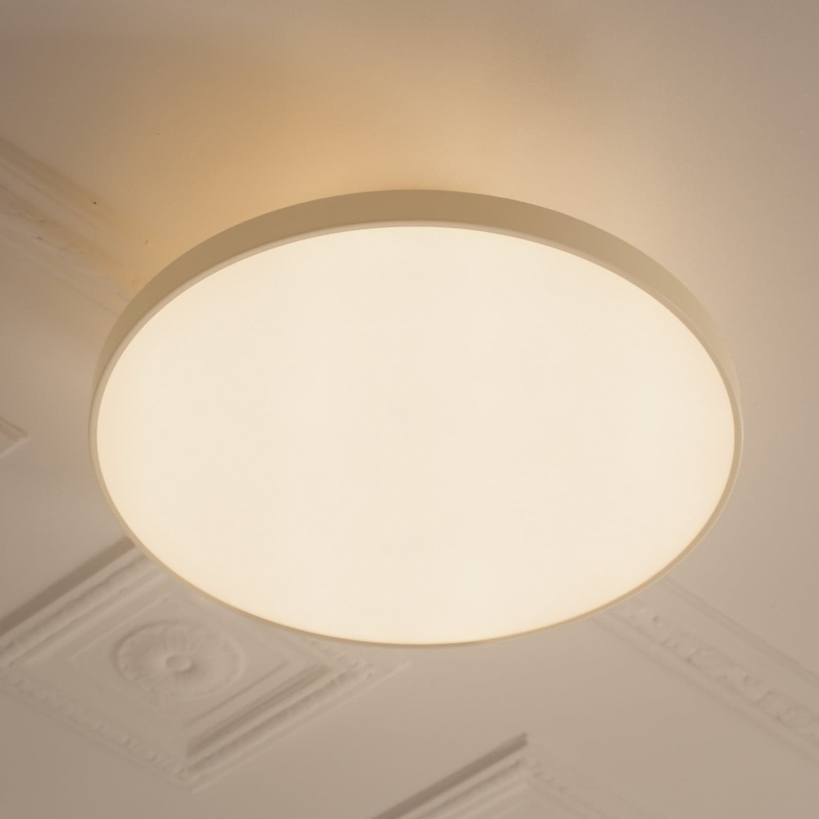 Asteria UP PLUS LED-taklampe, perlehvit, 60 cm CCT - UMAGE - Stue - Design - Metall - Med avstand