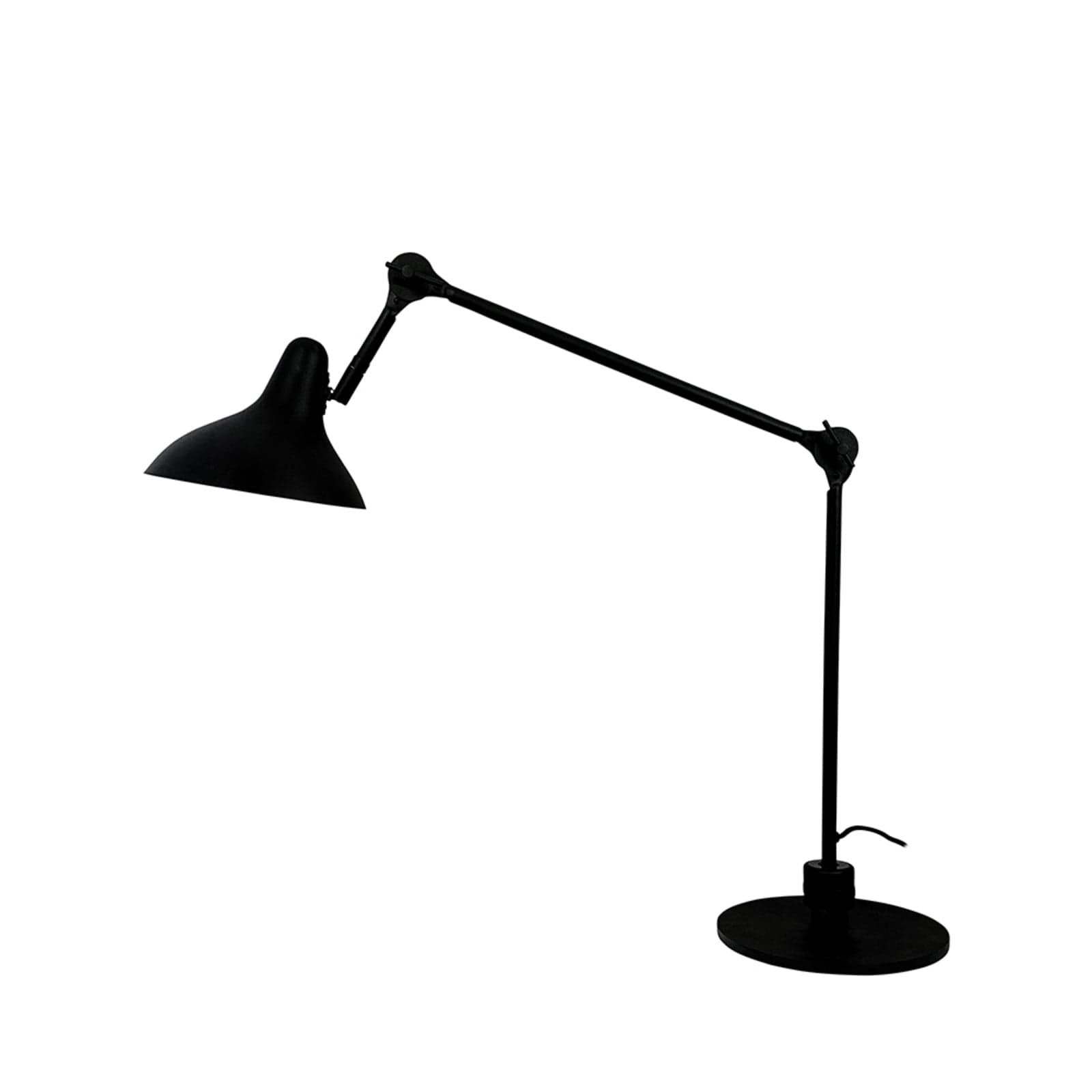 Lotus bordlampe, matt svart - Dyberg Larsen - Stue - Skandinavisk - Metall - Med en lyskilde