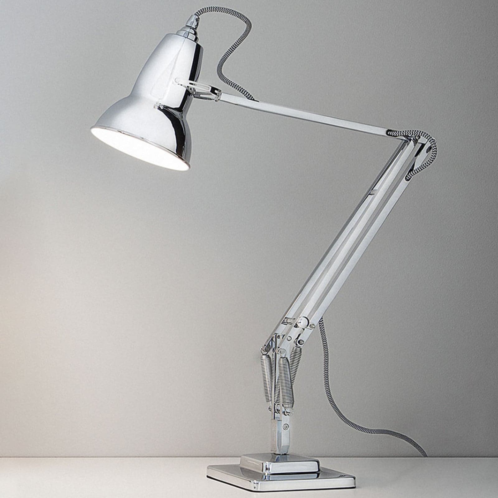 Original 1227 skrivebordslampe Bright Chrome - Anglepoise - Arbeidsrom / kontor - Industriell - Metall - Med en lyskilde