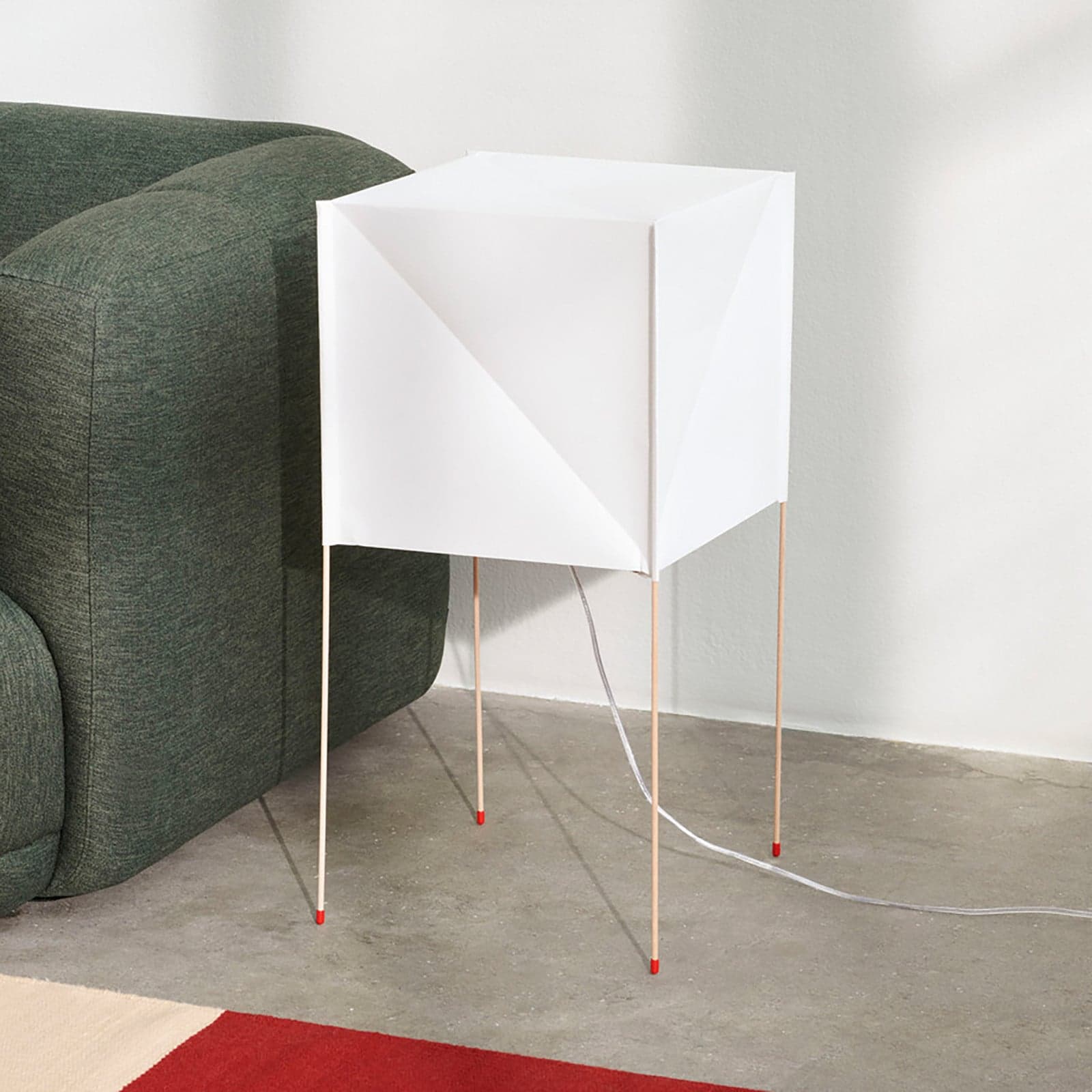 Paper Cube Gulvlampe - HAY Pper Cube - Stue - Design - Plast