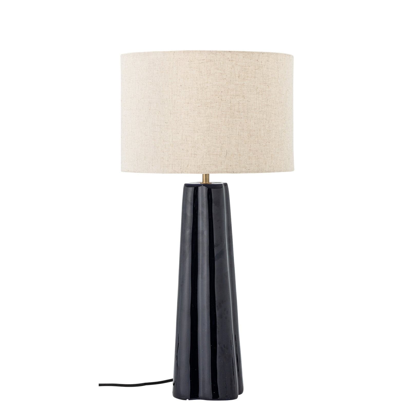 Cornelie bordlampe, blå/kremfarget, høyde 61 cm – Bloomingville - Soverom - Skandinavisk - Aluminium - Med skjerm