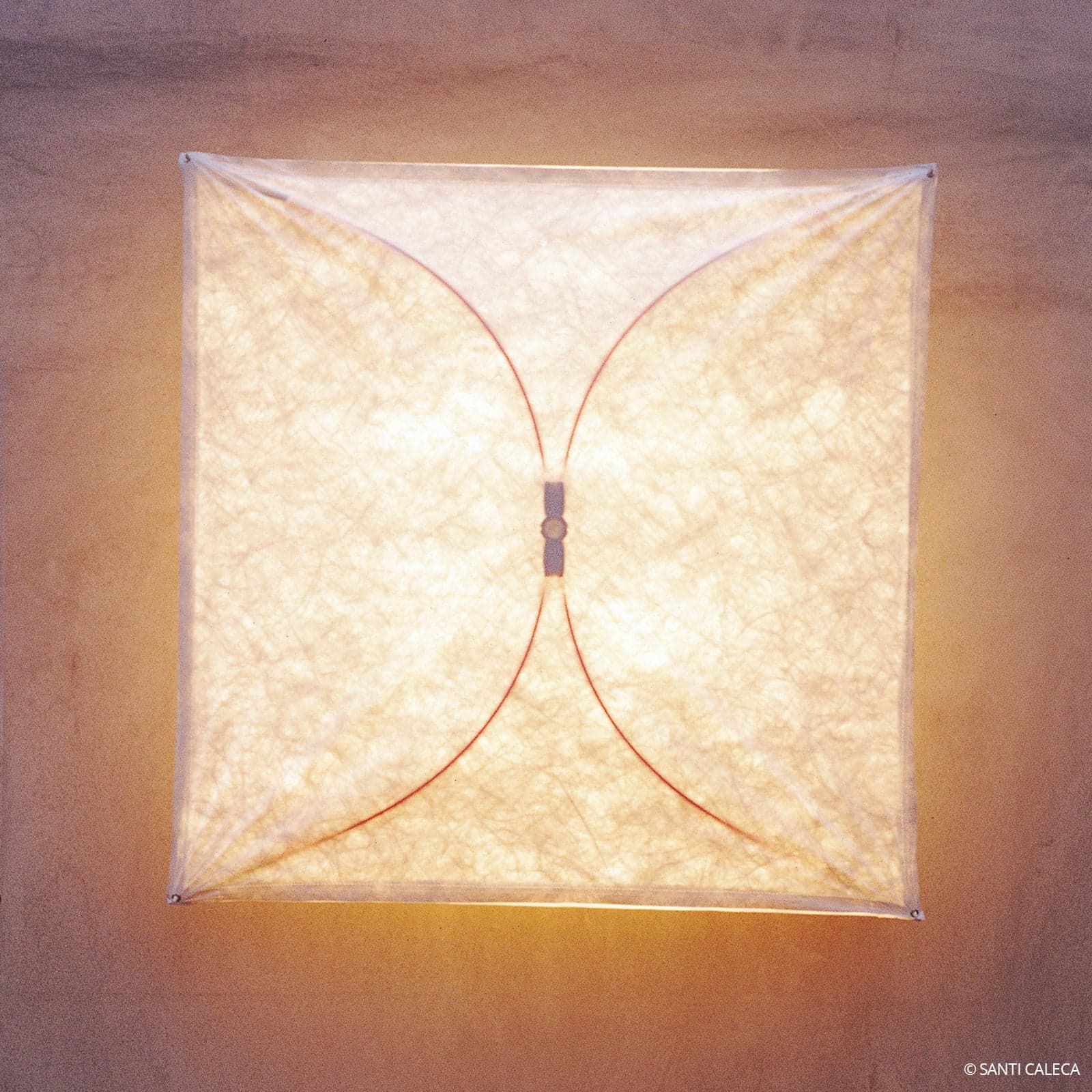 Ariette 2 Vegglampe - Flos - Stue - Design - Stoff / Tekstil - Kantet