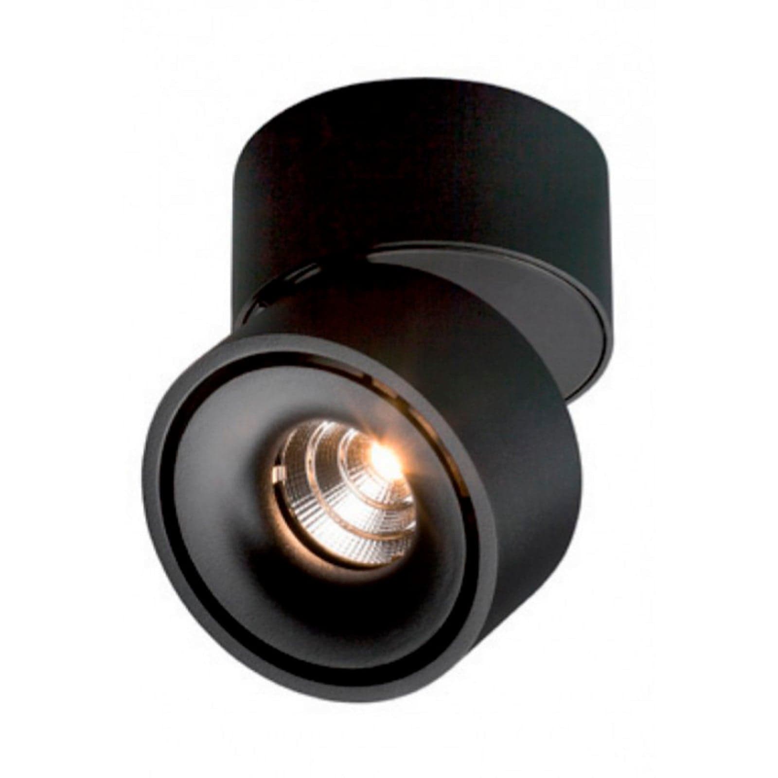 Easy W100 LED Overflatemontert spot 2700K Black - Antidark - Stue - Aluminium