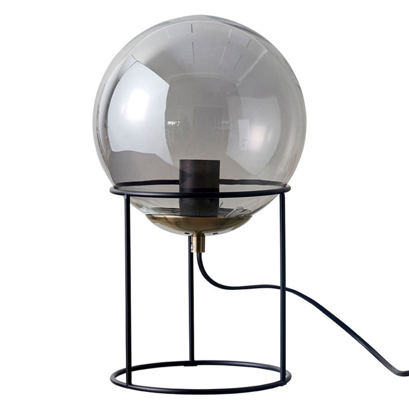 Moon Bordlampe Smoked Glass H34 Ø20 - Dyberg Larsen - Stue - Kule