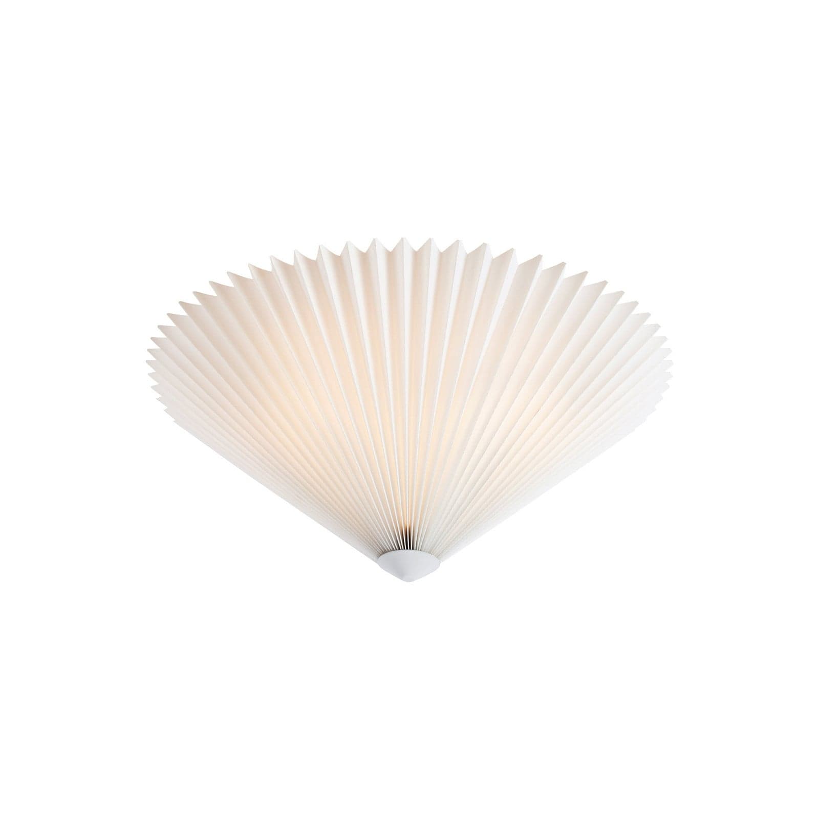 Plisado taklampe Ø50 hvit - Markslöjd - Stue - Stoff / Tekstil - Plafond