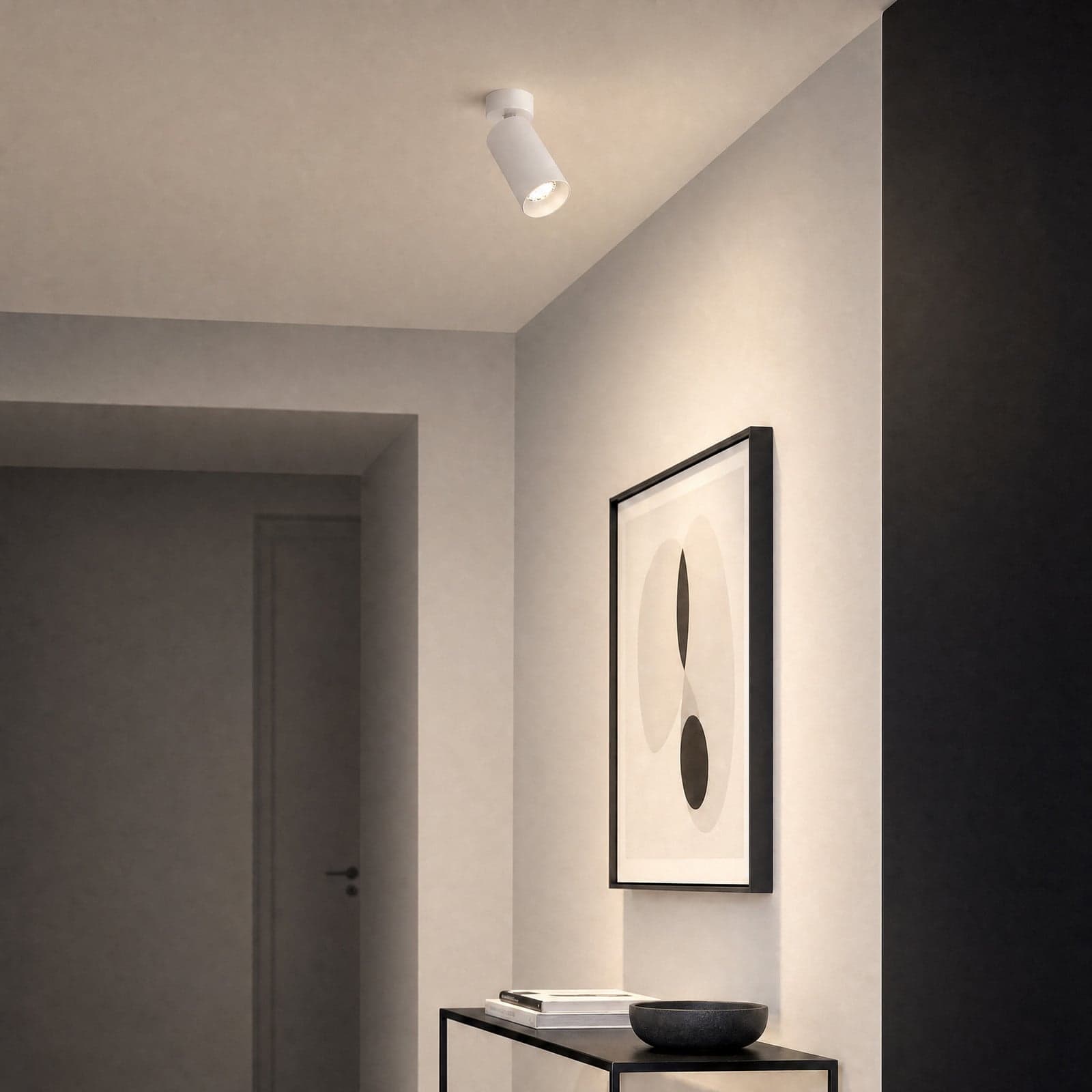 Designline Tube Spot LED Fixed Hvit - Antidark - Stue - Aluminium