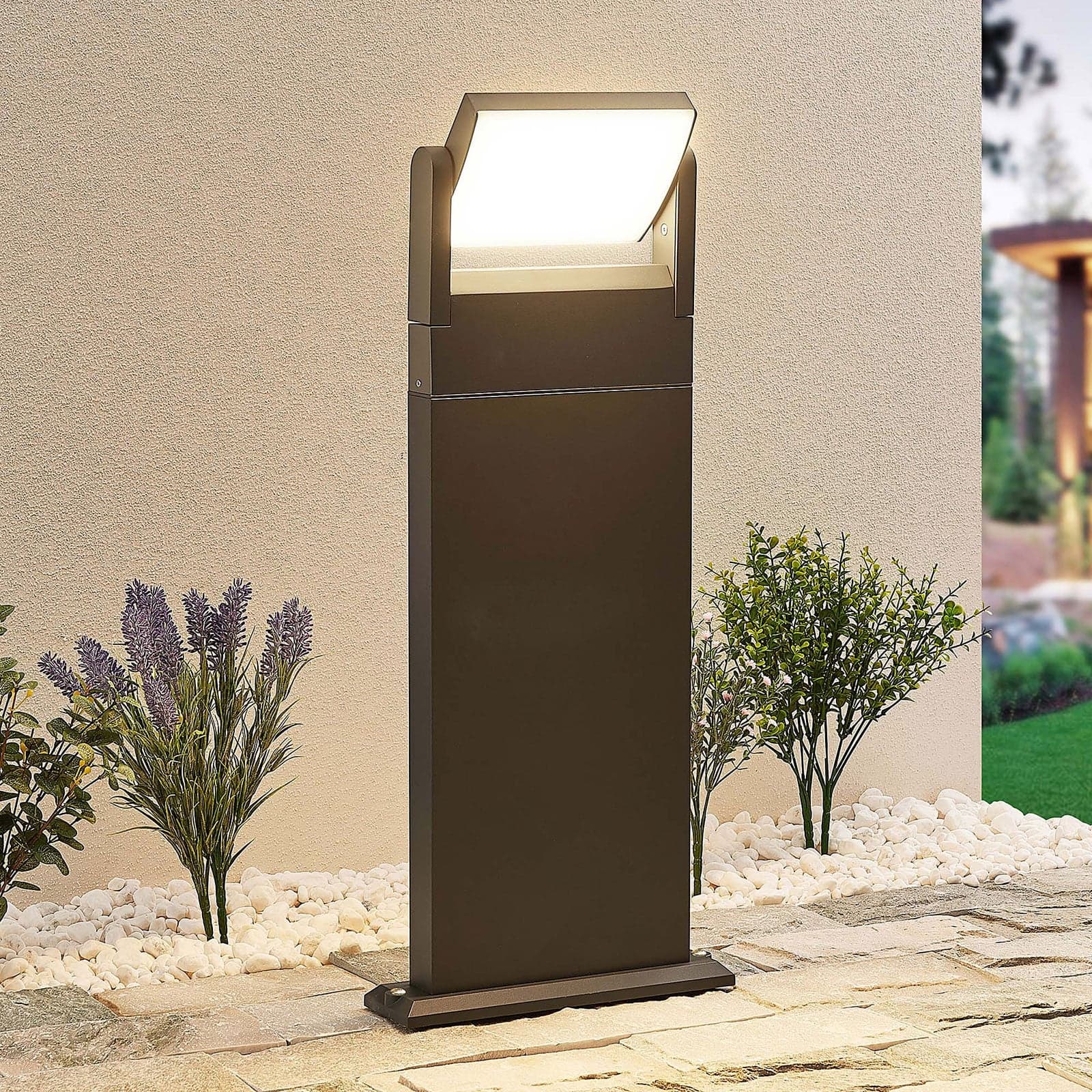Cathalena LED Hage Lampe Dark Grey - Lindby - Moderne - Metall - Med en lyskilde