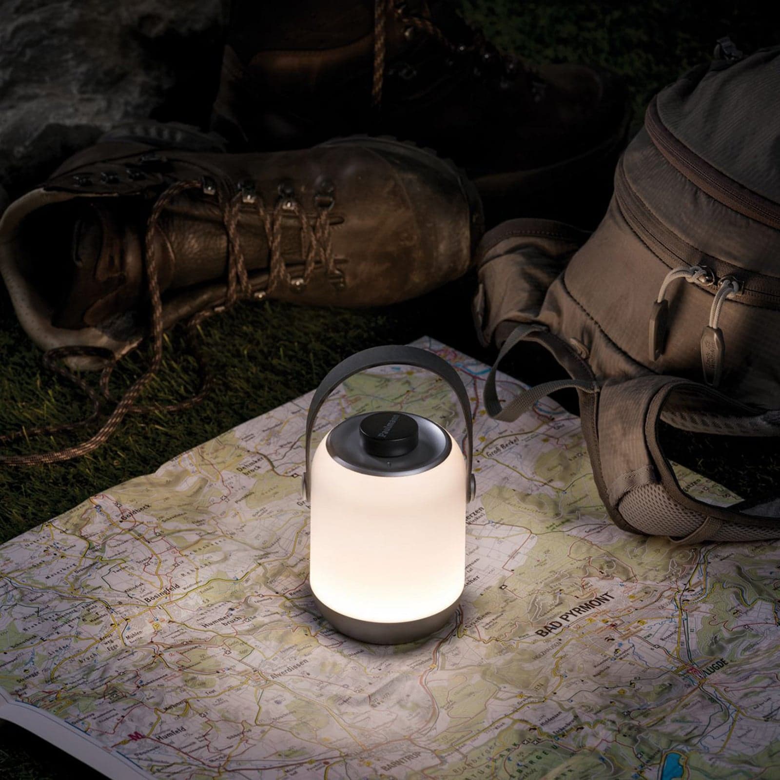 Clutch Portable Bordlampe IP44 Grå - Paulmann - Moderne - Plast - Med en lyskilde