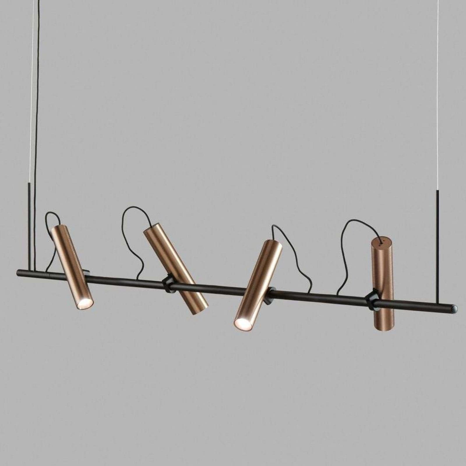 Spirit S1500 pendellampe, svart/bronse - LIGHT-POINT - Stue - Aluminium