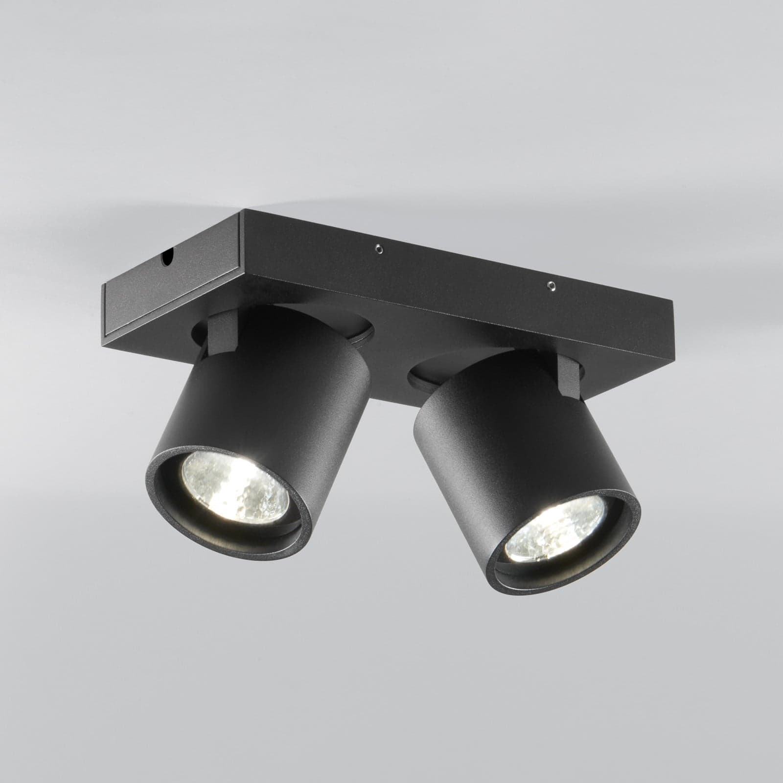 Focus 2 LED-spot, svart, 2 lyskilder, CCT dreiebar - Light-Point - Stue - Design - Aluminium - Med flere lyskilder