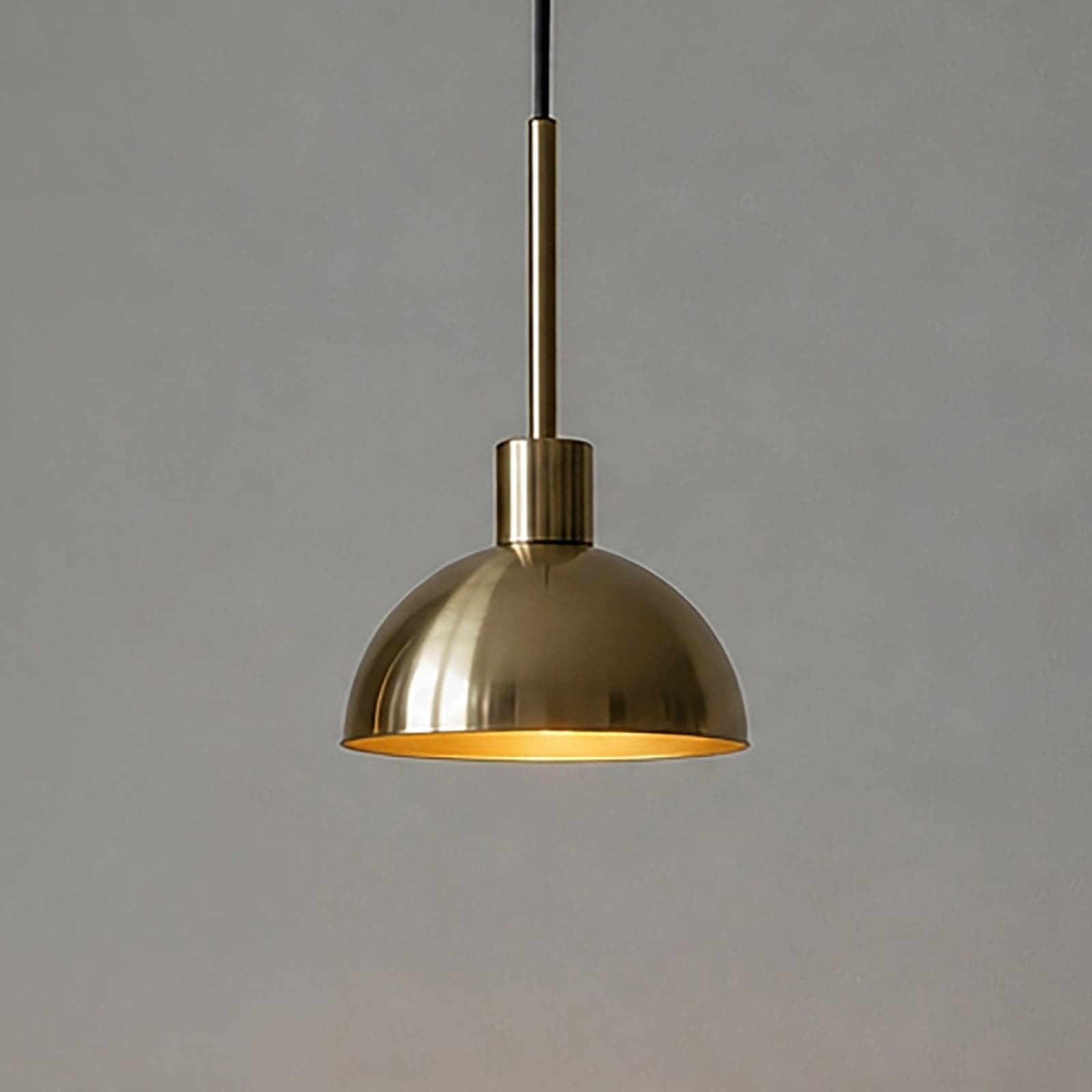 Vienda pendellampe, messing, Ø 20 cm, metall, GU10 – Herstal - Spisestue - Moderne - Med en lyskilde