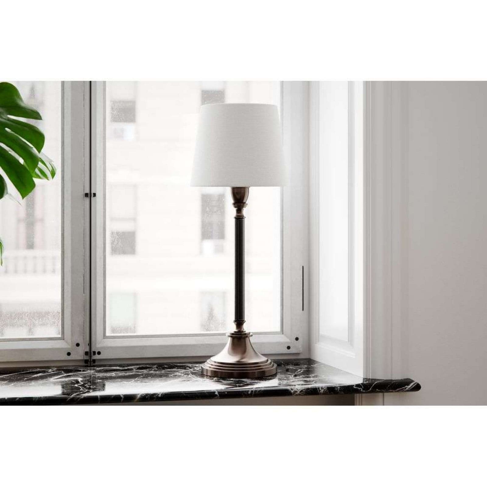 Dinant Bordlampe H60 Hvit - By Rydéns - Stue - Metall