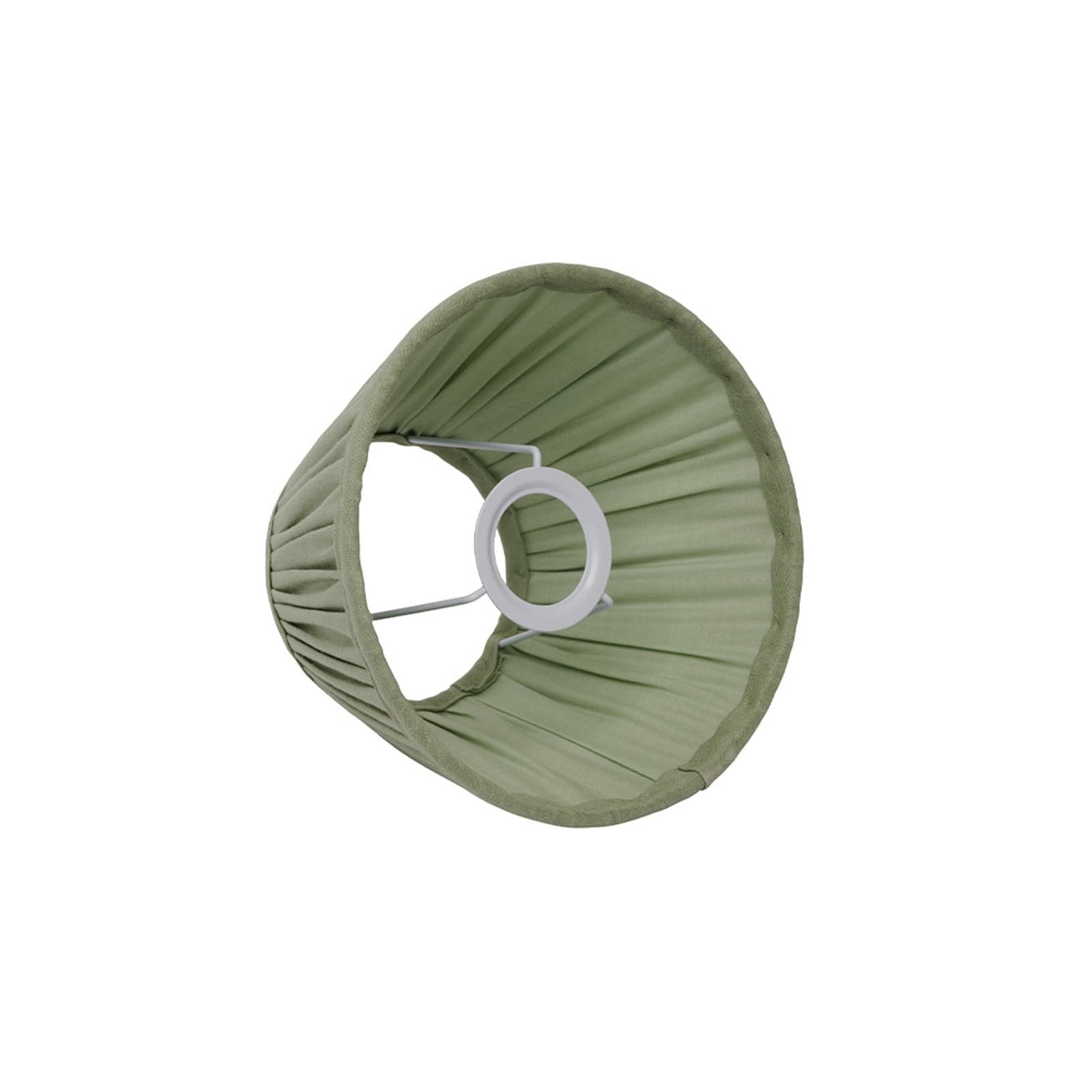 Ella lampeskjerm, salviegrønn, Ø 33 cm, lin – Watt & Veke - Design - Stoff / Tekstil