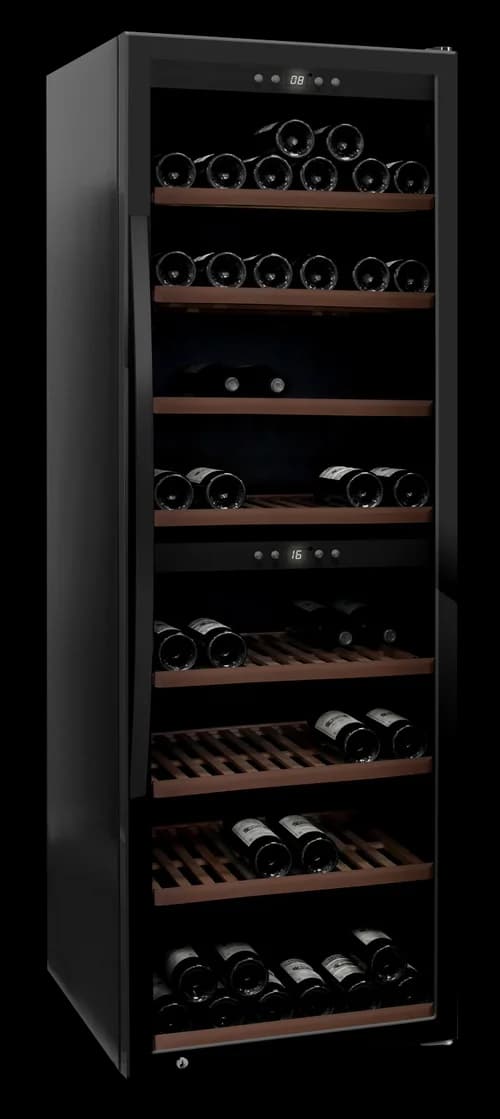 Frittstående vinskap - WineExpert 180 - Svart - mQuvée