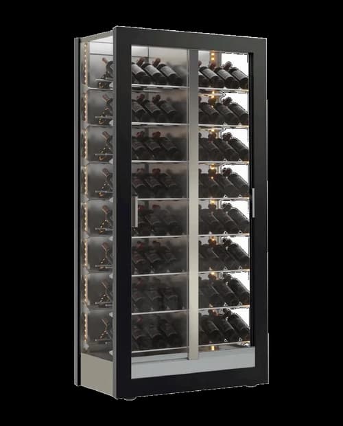 Frittstående vinskap - Teca M12 - Svart - Della Marta