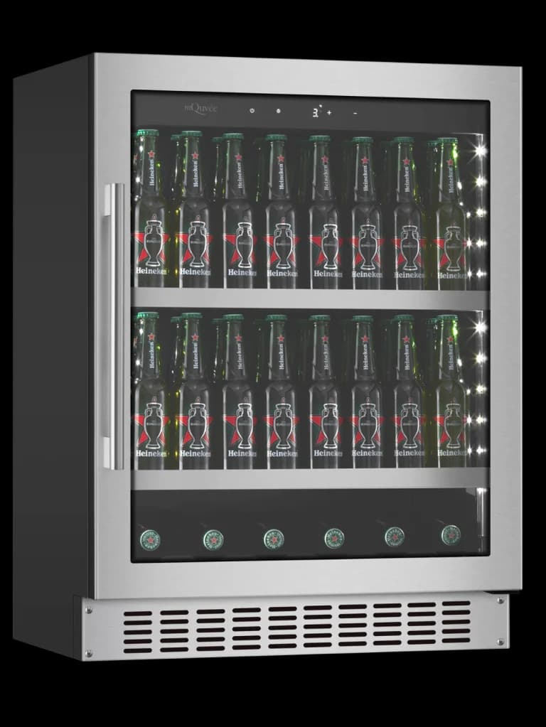 Innbyggbart ølskap - BeerServer 700 60 cm - Rustfritt - mQuvée