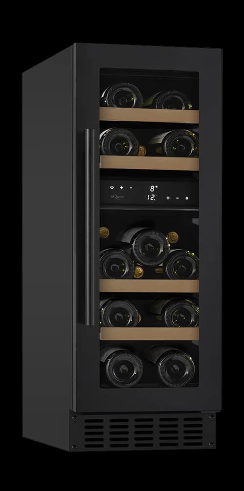 Innbyggbart vinskap - WineCave 700 30D - Svart - mQuvée