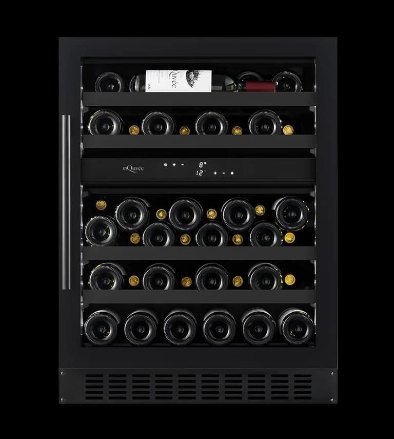 Innbyggbart vinskap - WineCave 700 60D All Black - mQuvée
