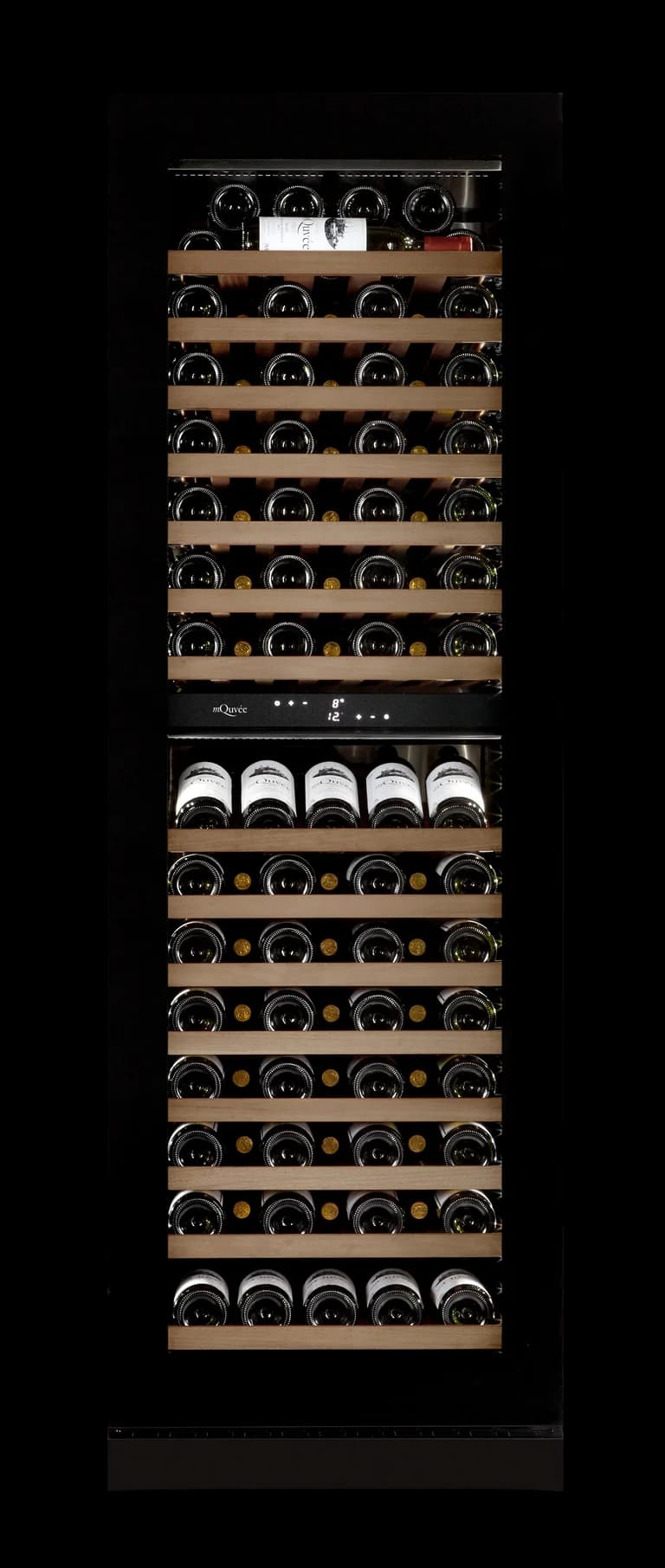 Innbyggbart vinskap - WineCave Infinite 187D Push-Pull - mQuvée