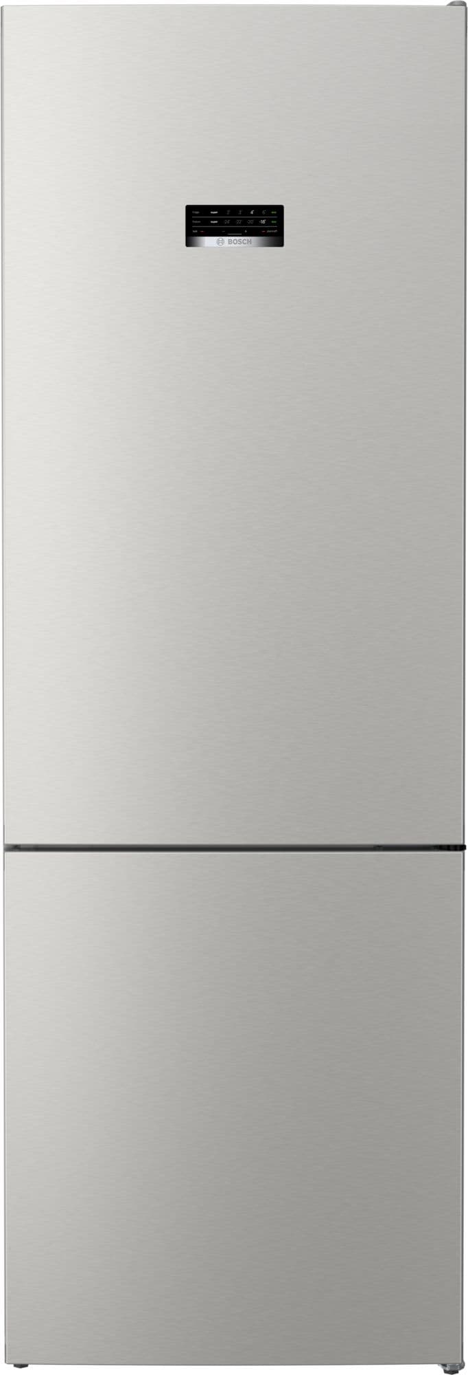 Bosch Serie 4 Frittstående kombiskap 203 x 70 cm Inox KGN49XLEA