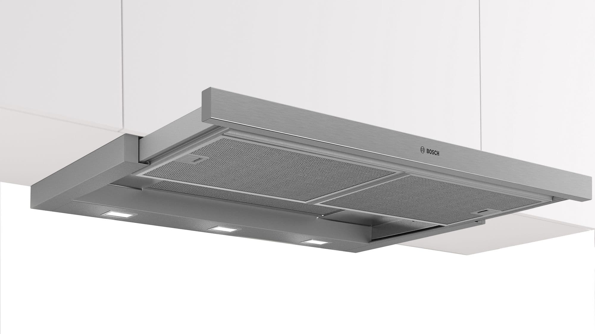 Bosch Serie 4 Uttrekkbar ventilator 90 cm Sølv metallisk DFS097A51