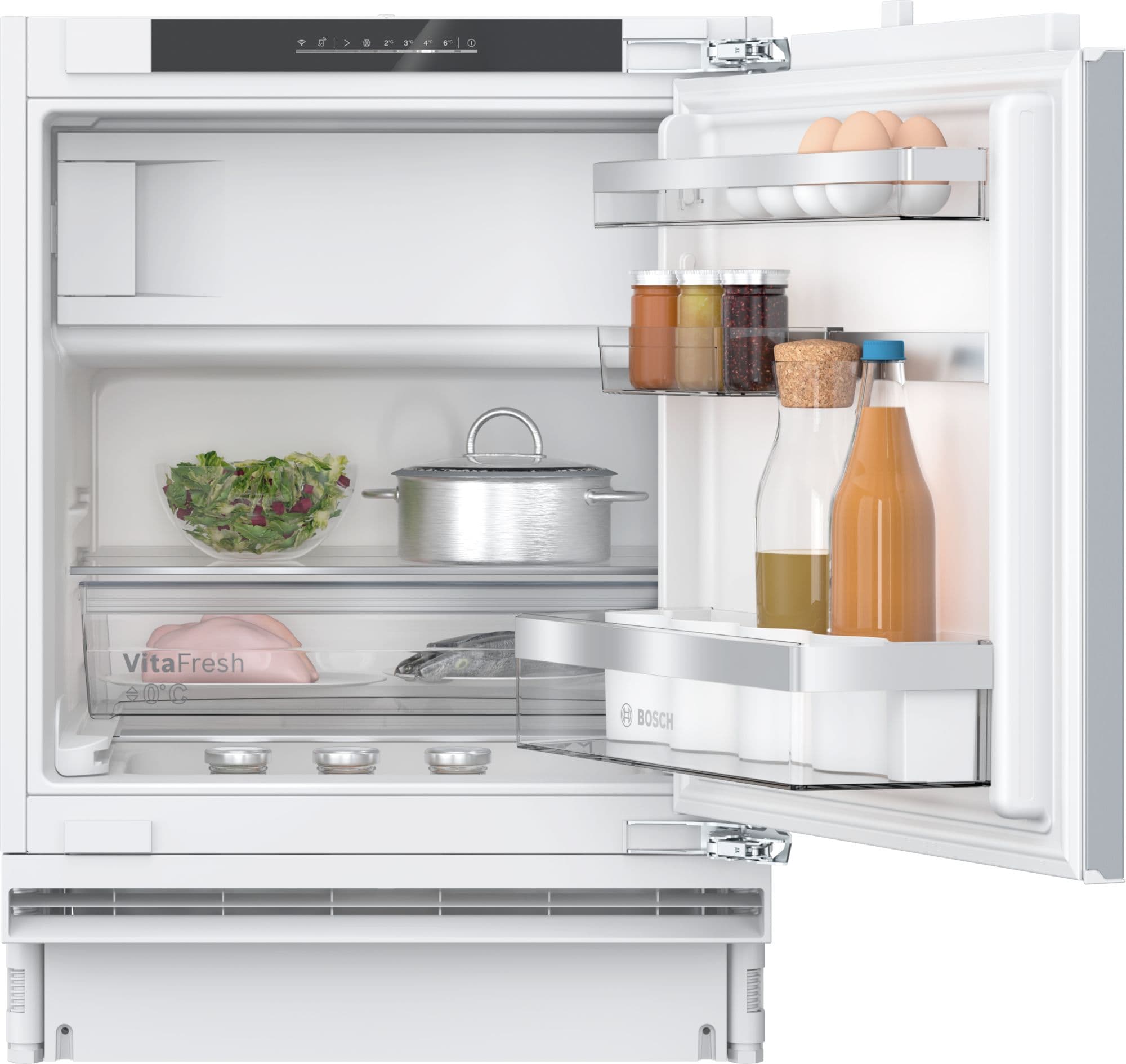 Bosch Serie 6 Integrert kjøleskap med fryser 82 x 59.8 cm soft close flathengsel KUL22ADD0