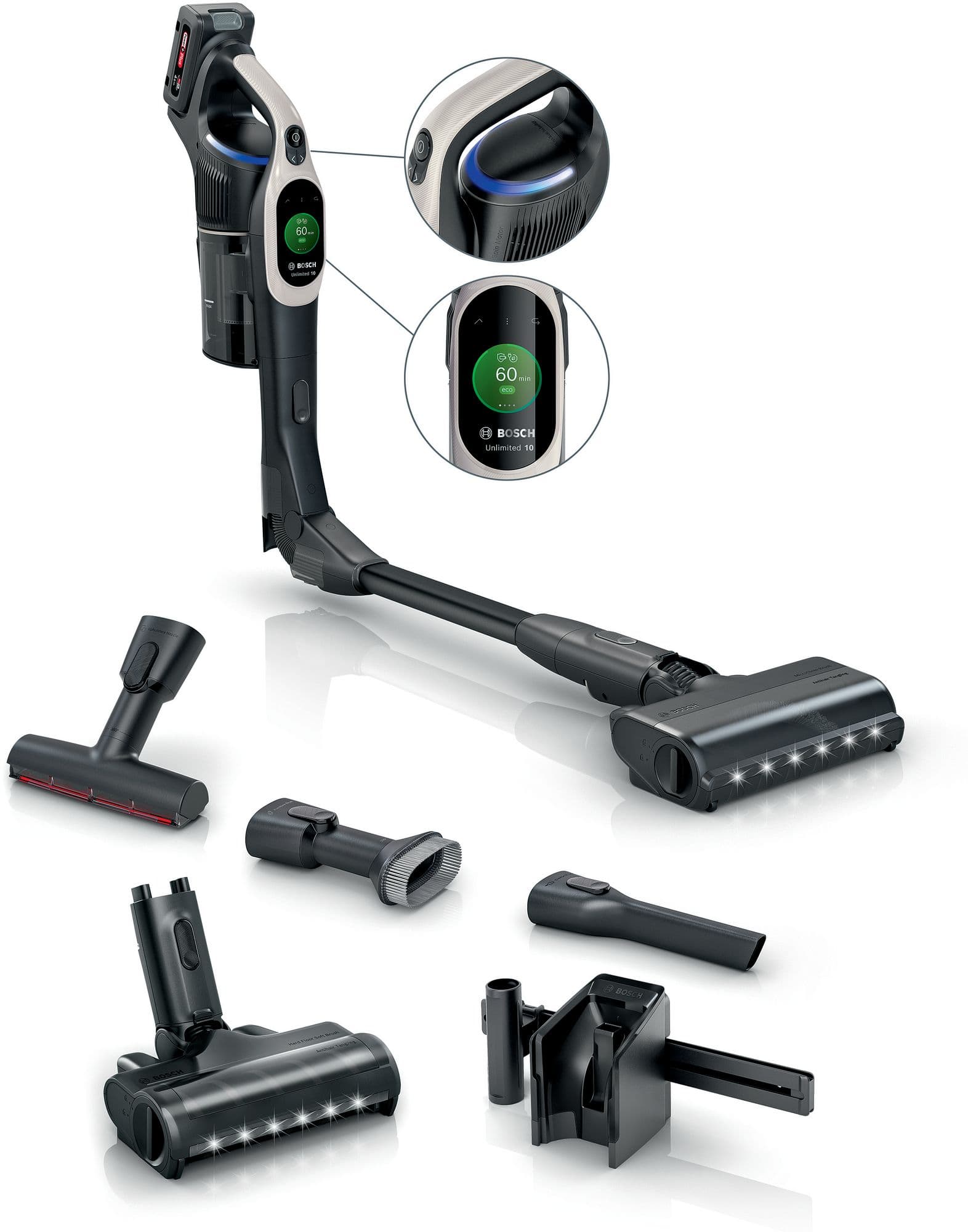 Bosch Oppladbar støvsuger Unlimited 10 Grafitt BSS1041GHF
