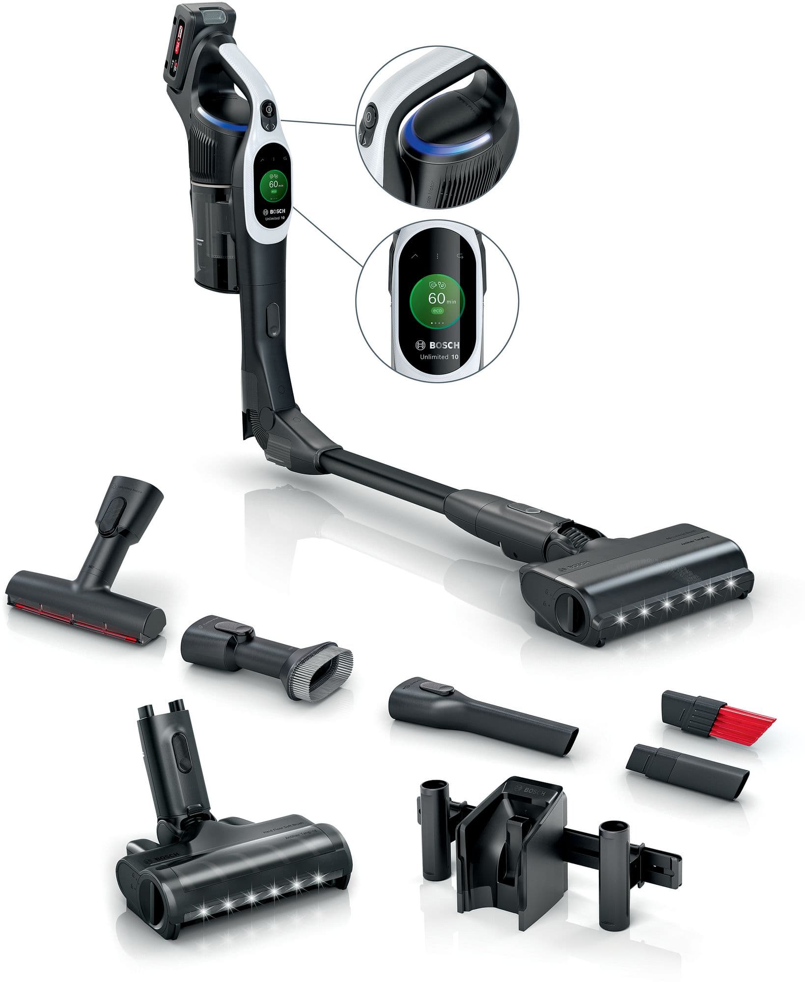 Bosch Oppladbar støvsuger Unlimited 10 Hvit BCS1041WAC