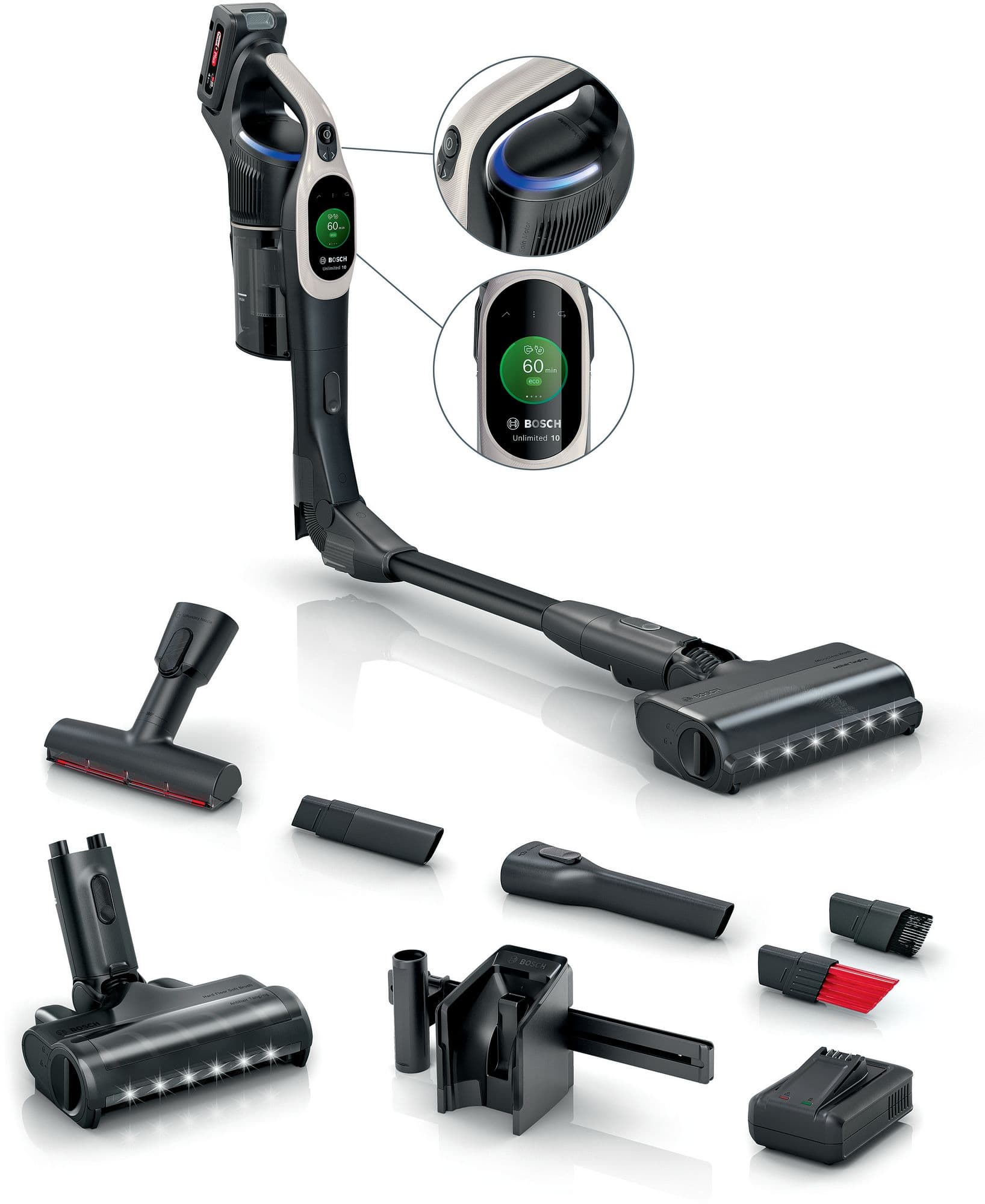 Bosch Oppladbar støvsuger Unlimited 10 Grafitt BBS1041GQC
