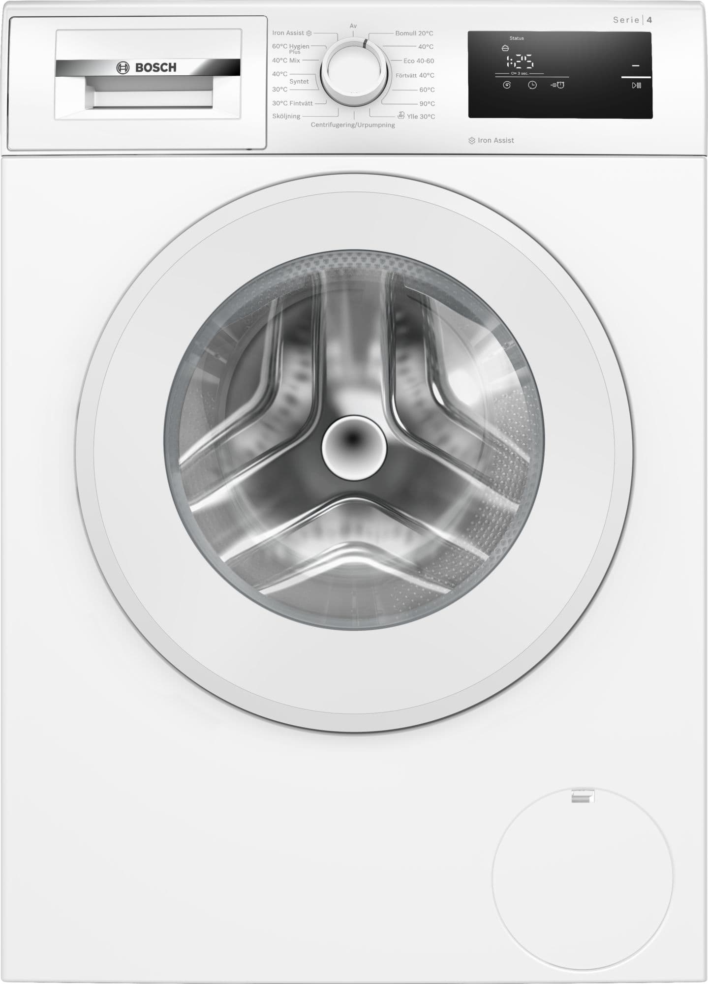 Bosch Serie 4 Vaskemaskin, frontmatet 8 kg maks. 1200 o/min WAN2408LSN