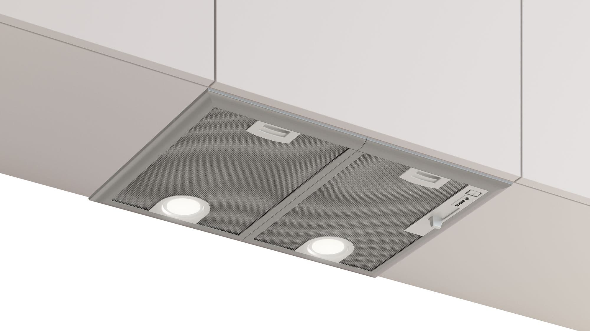 Bosch Serie 4 Integrert ventilator 53 cm Sølv metallisk DHL555BM